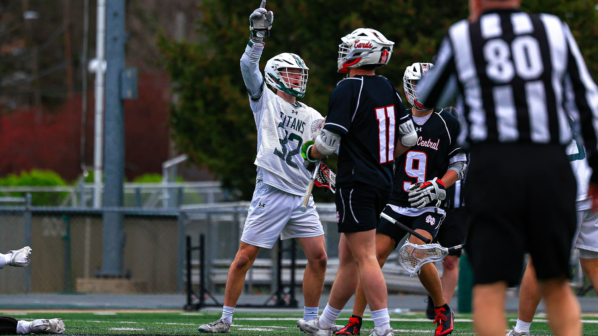 Nate Pound celebrating a goal April 4, 2026