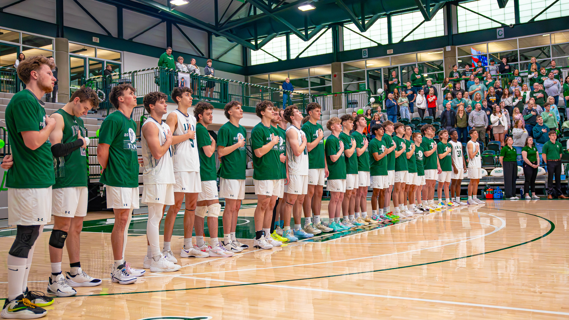 Men's Volleyball National Anthem April 4, 2026