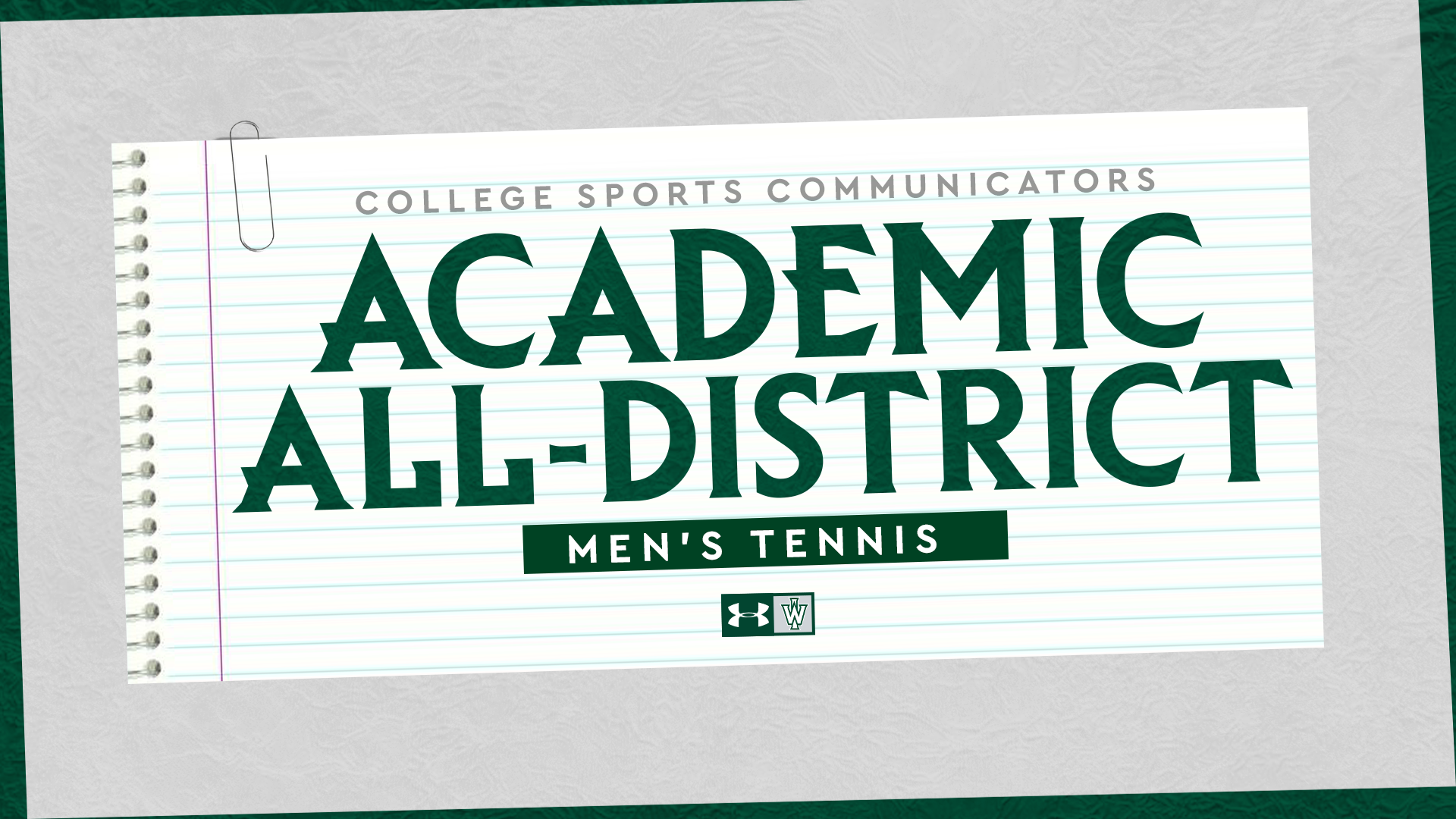 Men's Tennis Academic All District