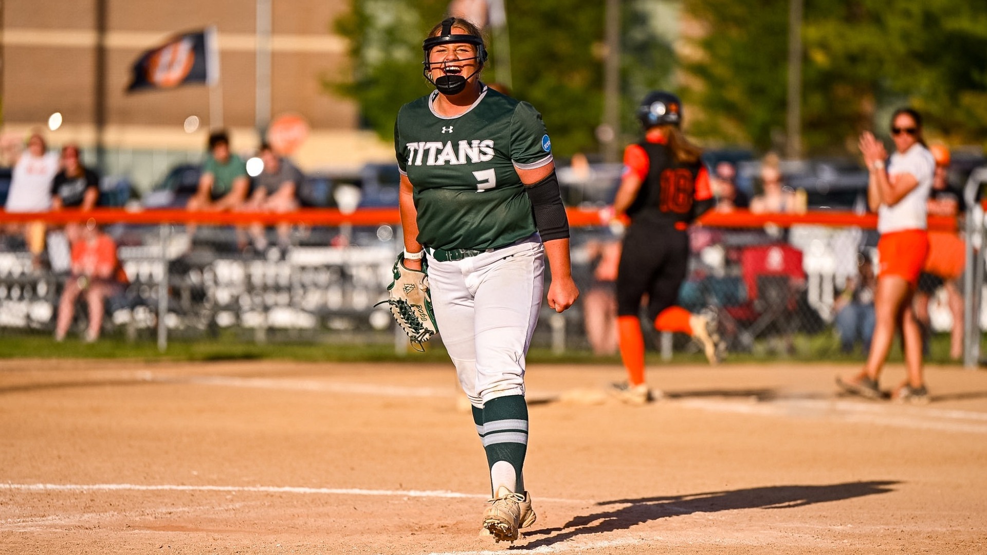 Carolin gatchell hyped after securing a win