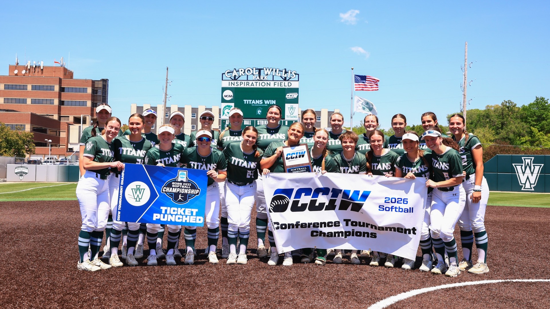 2026 CCIW Softball Tournament Champions Team Photo