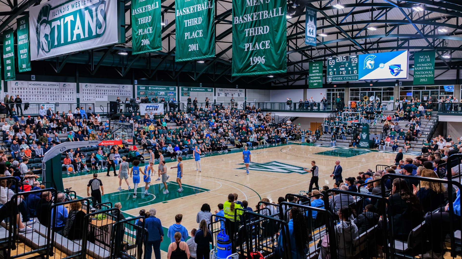 Shirk Center crowd - 2026 CCIW Men's Basketball Championship