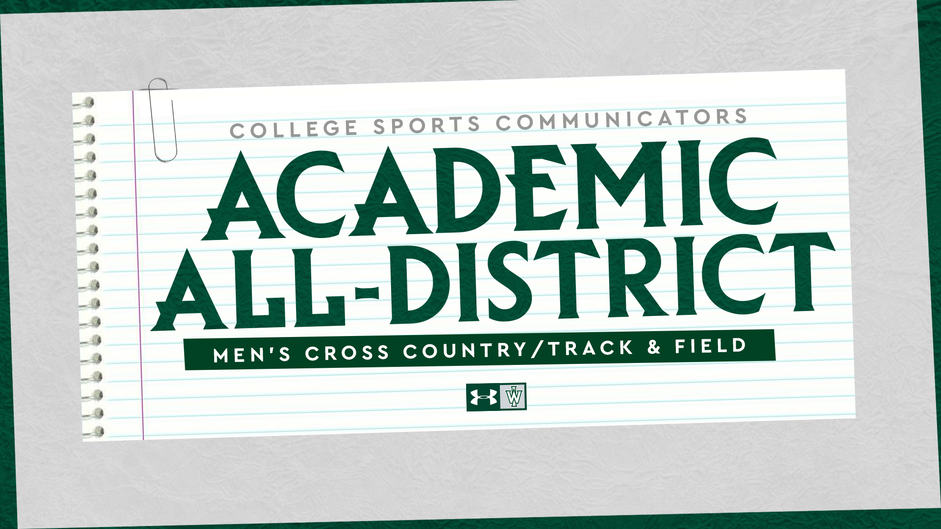 Men's Cross Country and Track & Field AAD graphic