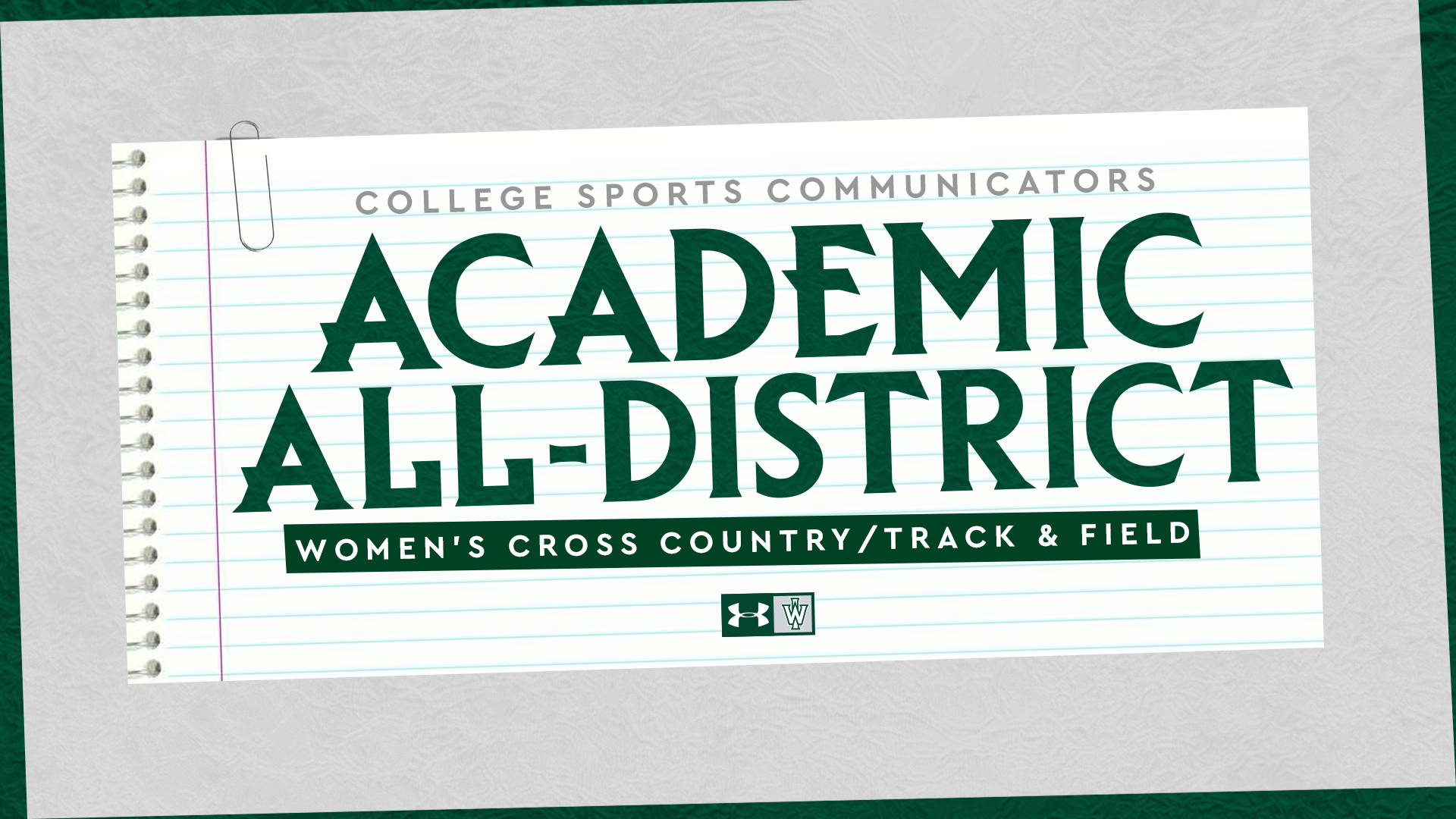 Women's Cross Country and Track & Field AAD graphic