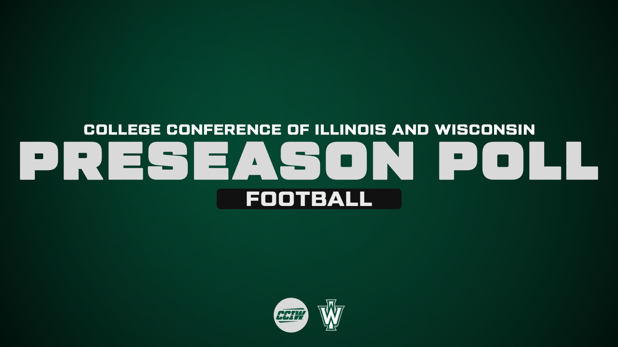 CCIW Preseason Poll - Football