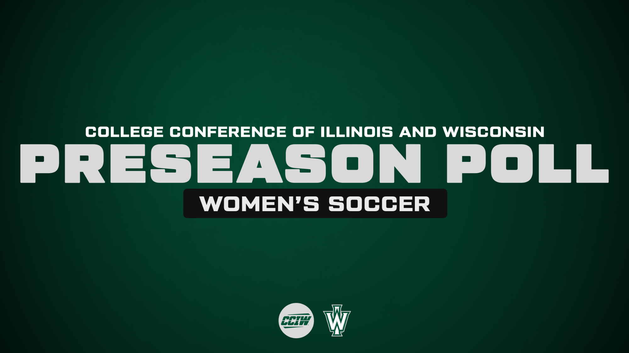 2026 CCIW Women's Soccer Preseason Coaches' Poll Cover