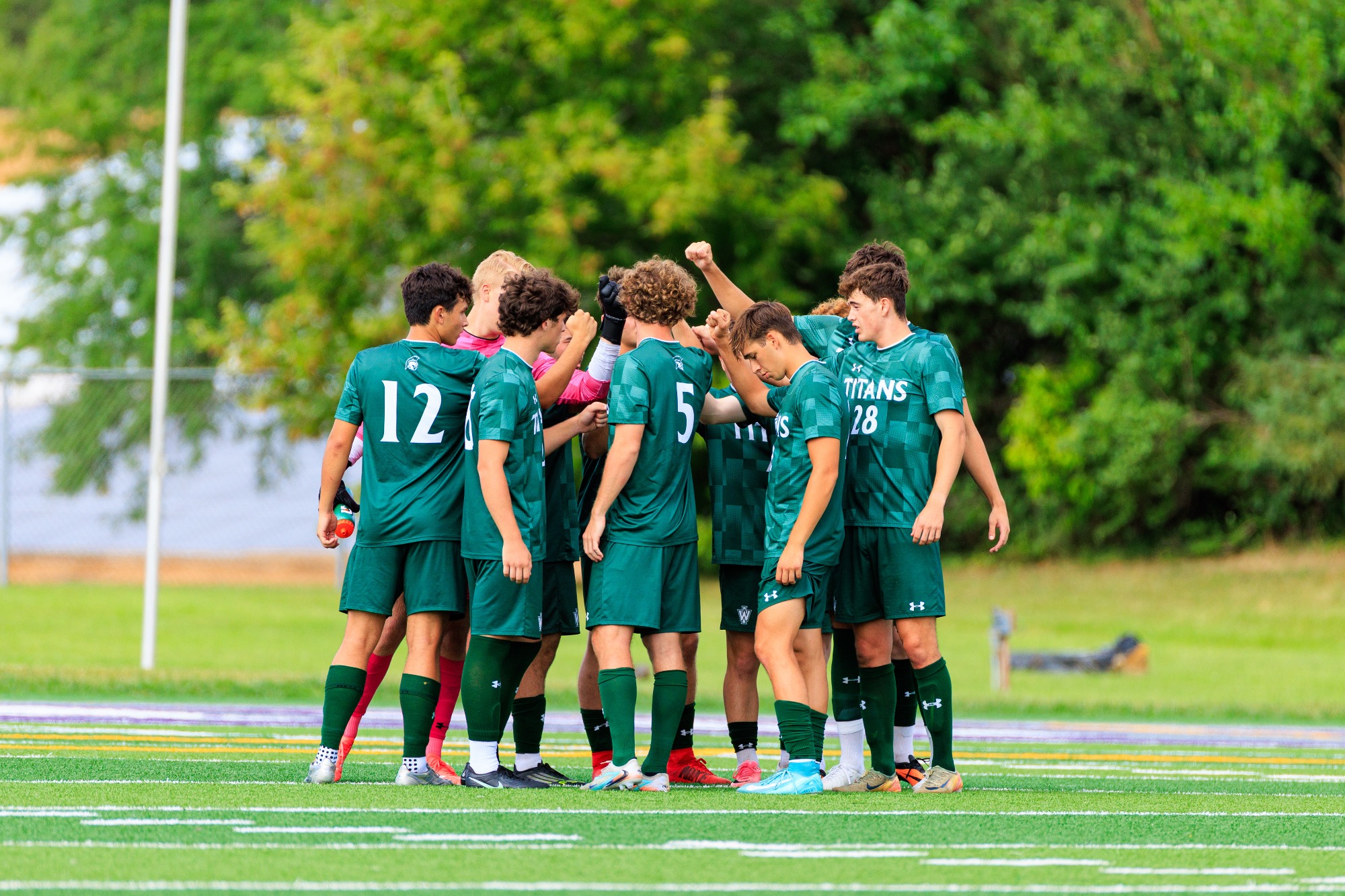 ROCKFORD, Illinois — NCAA Division III men’s soccer match between Illinois Wesleyan University and Rockford University at Sam Greeley Field on September 9, 2026. (Photo by Jimmy Naprstek/Kodiak Creative)