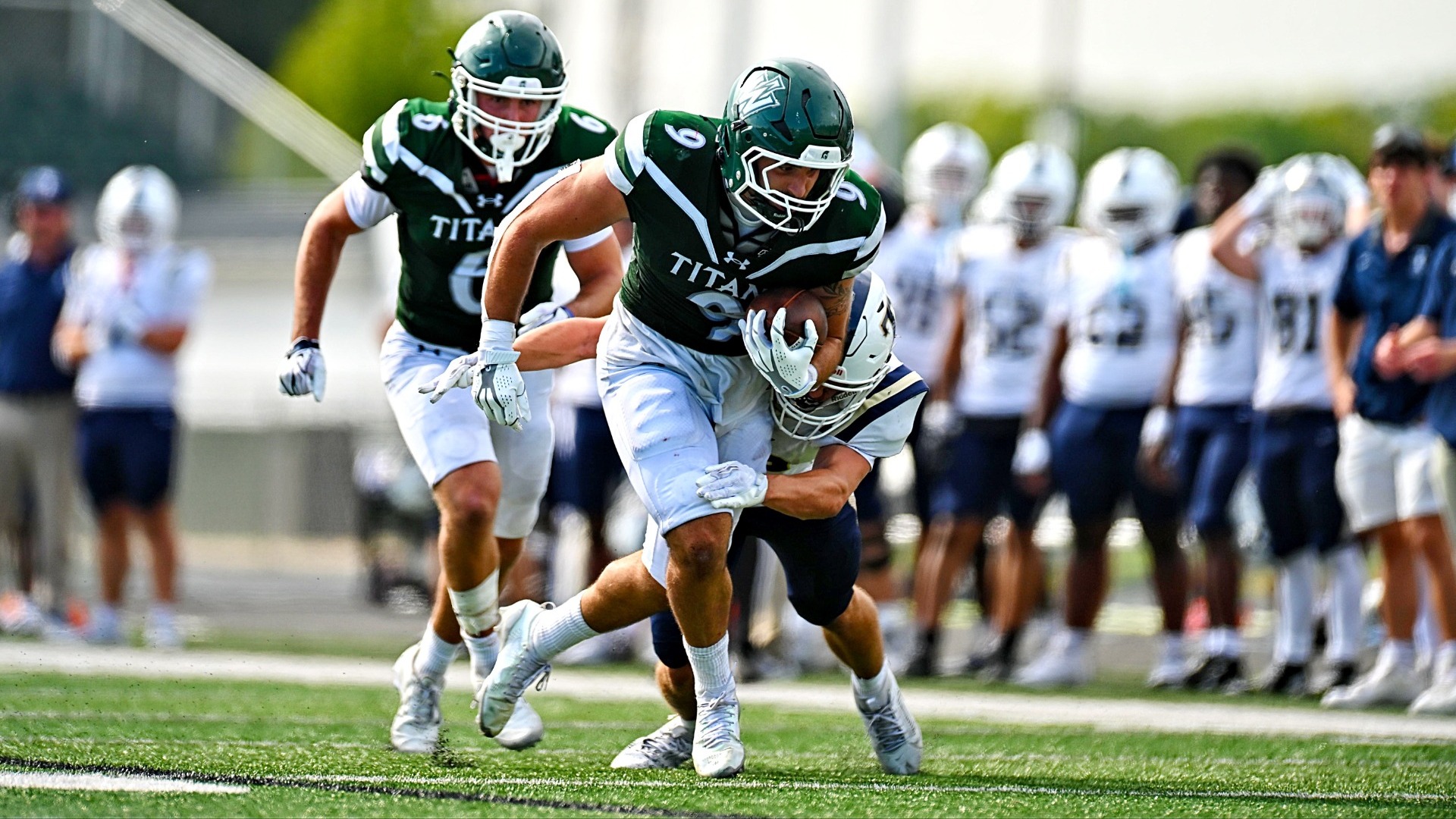 Joey DeMaio interception vs Trine