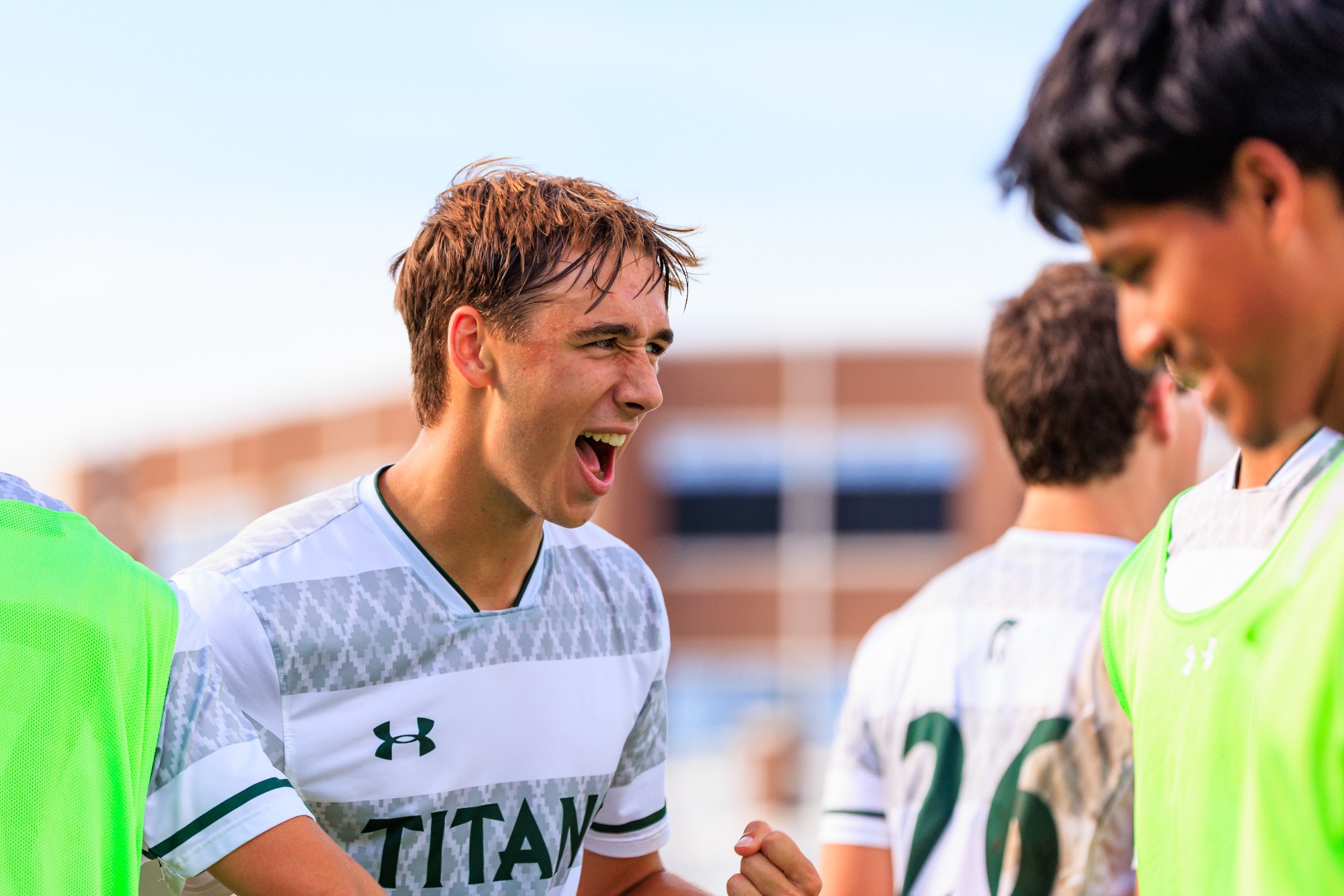 BLOOMINGTON, Illinois - NCAA Division III Men's Soccer between Illinois Wesleyan University and Knox College on September 12, 2026 at Neis Field. (Photo by Jimmy Naprstek/Kodiak Creative)