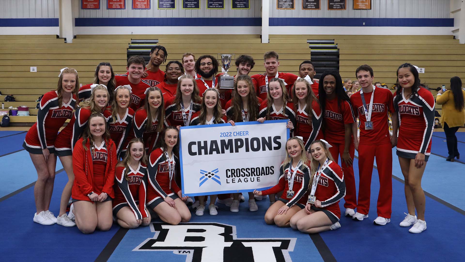 COMPETITIVE CHEER CLAIMS CROSSROADS LEAGUE TITLE FOR SECOND STRAIGHT