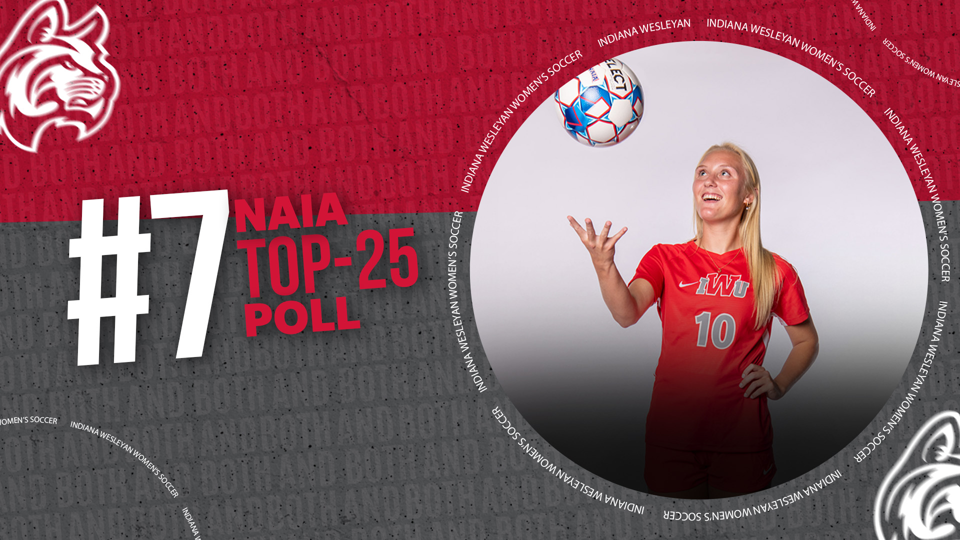 WOMEN'S SOCCER STAYS AT NO. 7 IN NAIA COACHES' TOP 25 POLL Indiana