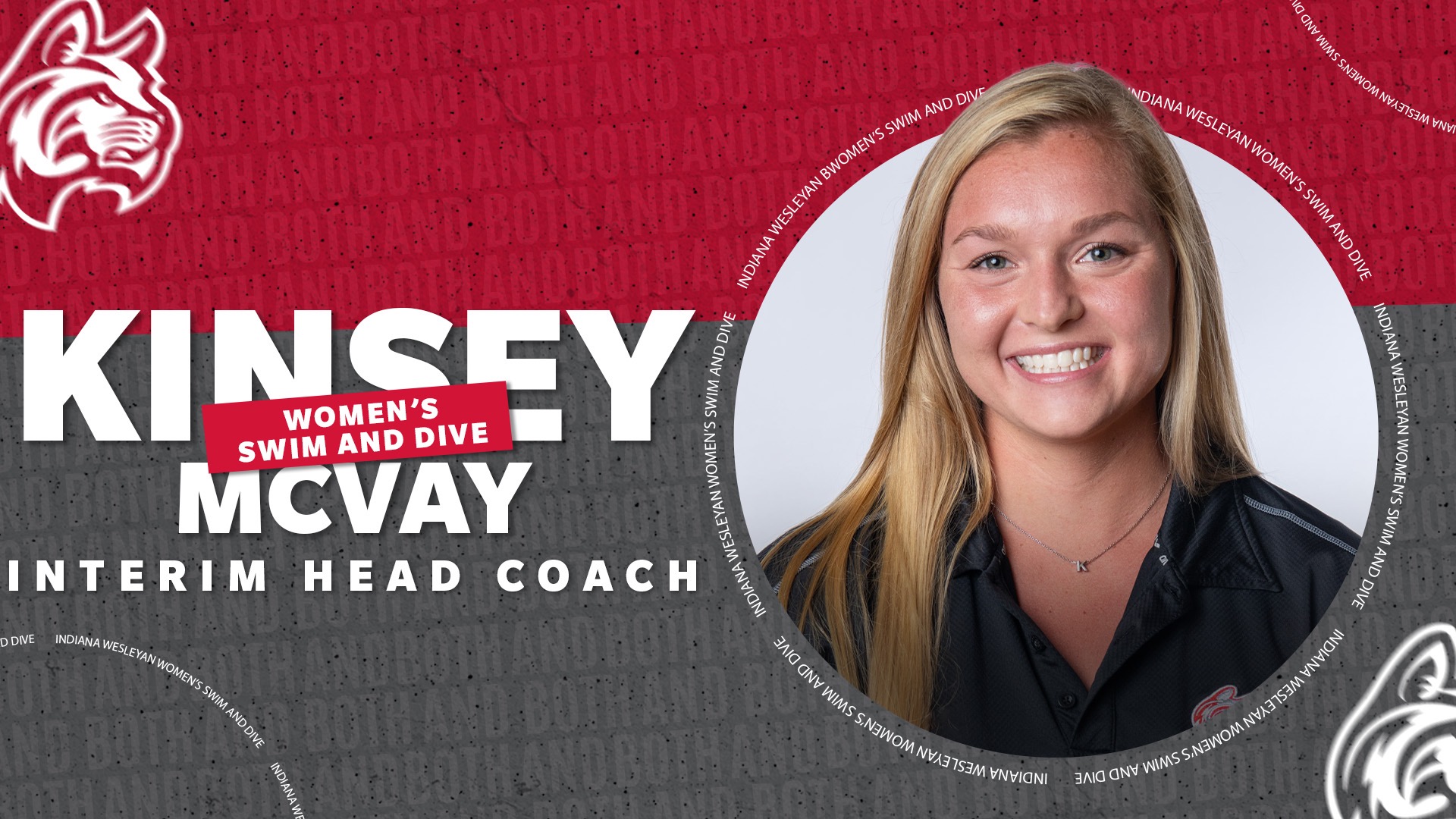 MCVAY NAMED INTERIM WOMEN'S SWIM AND DIVE HEAD COACH Indiana Wesleyan University