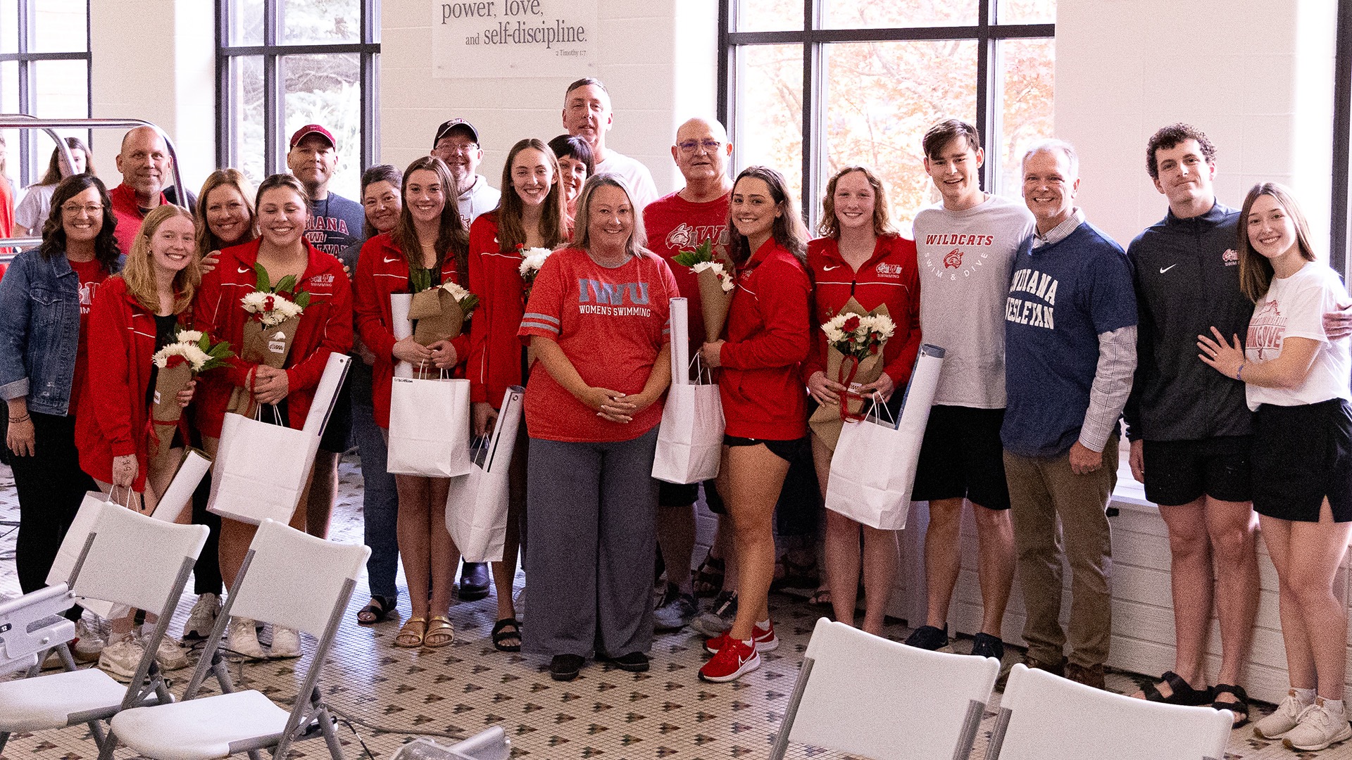 Swim vs Shawnee State Senior Day