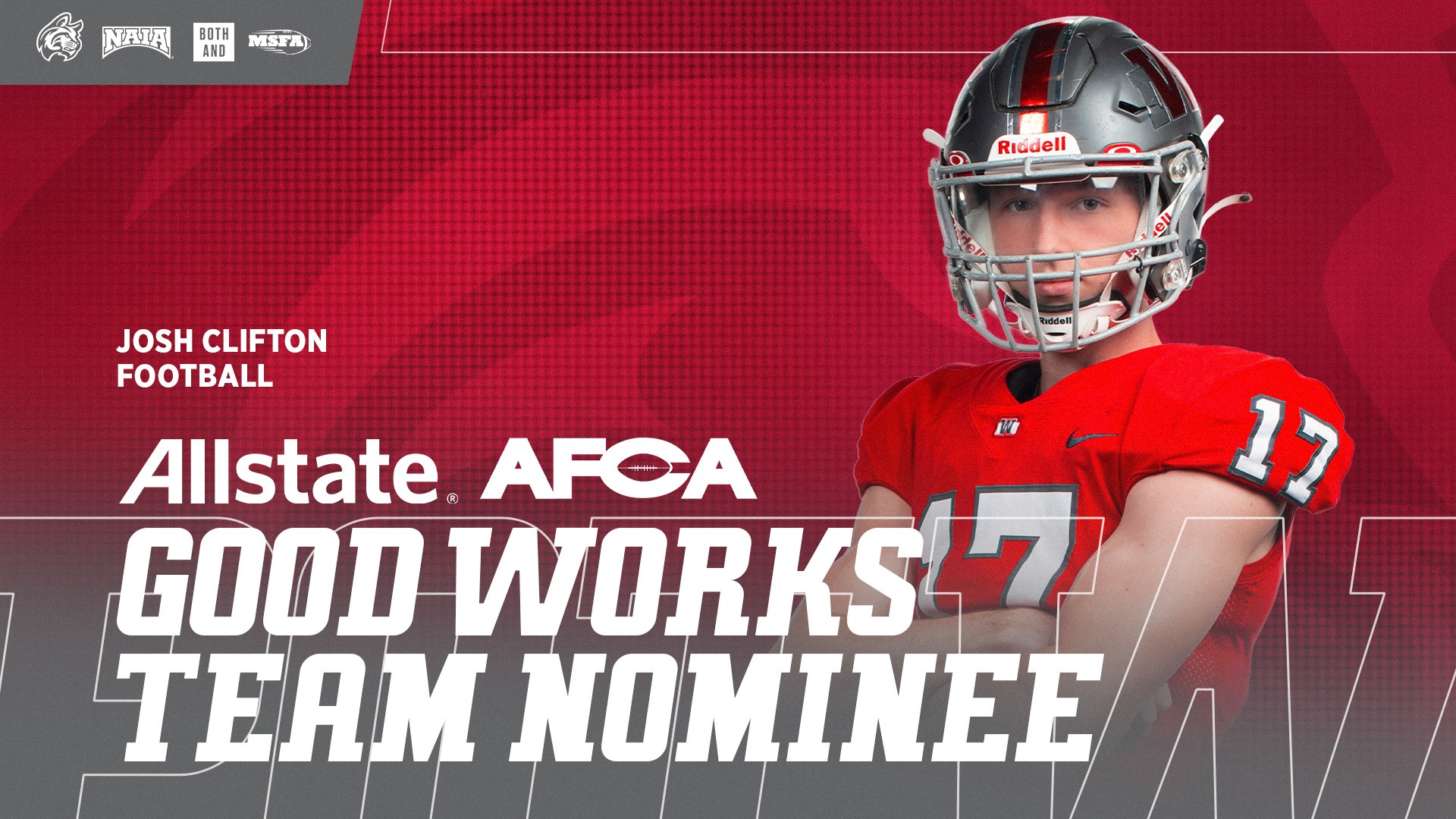 Josh Clifton Good Works Team Nominee Wide