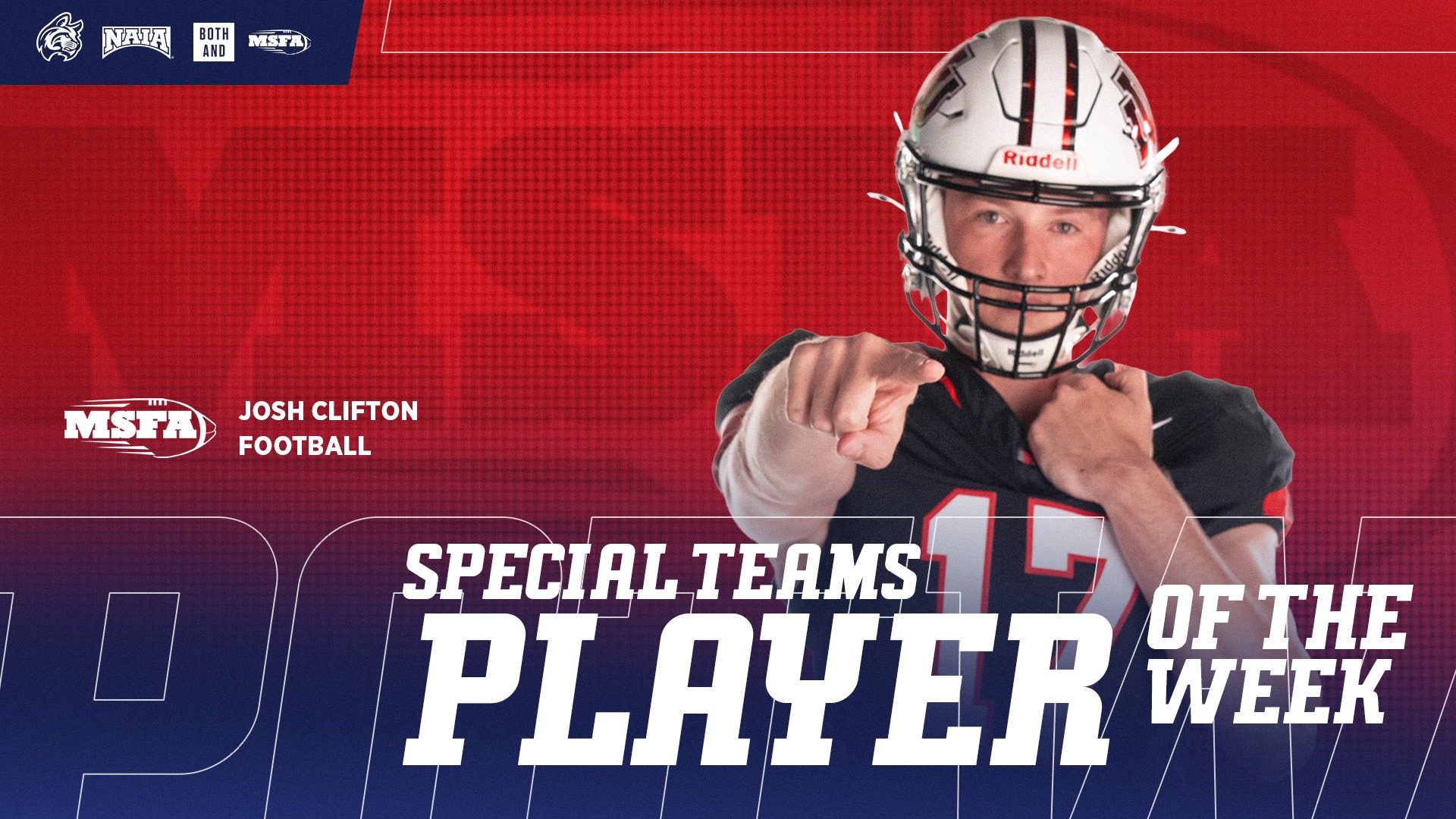 Clifton 9-21-26 FB POTW 26-27 (Horizontal)