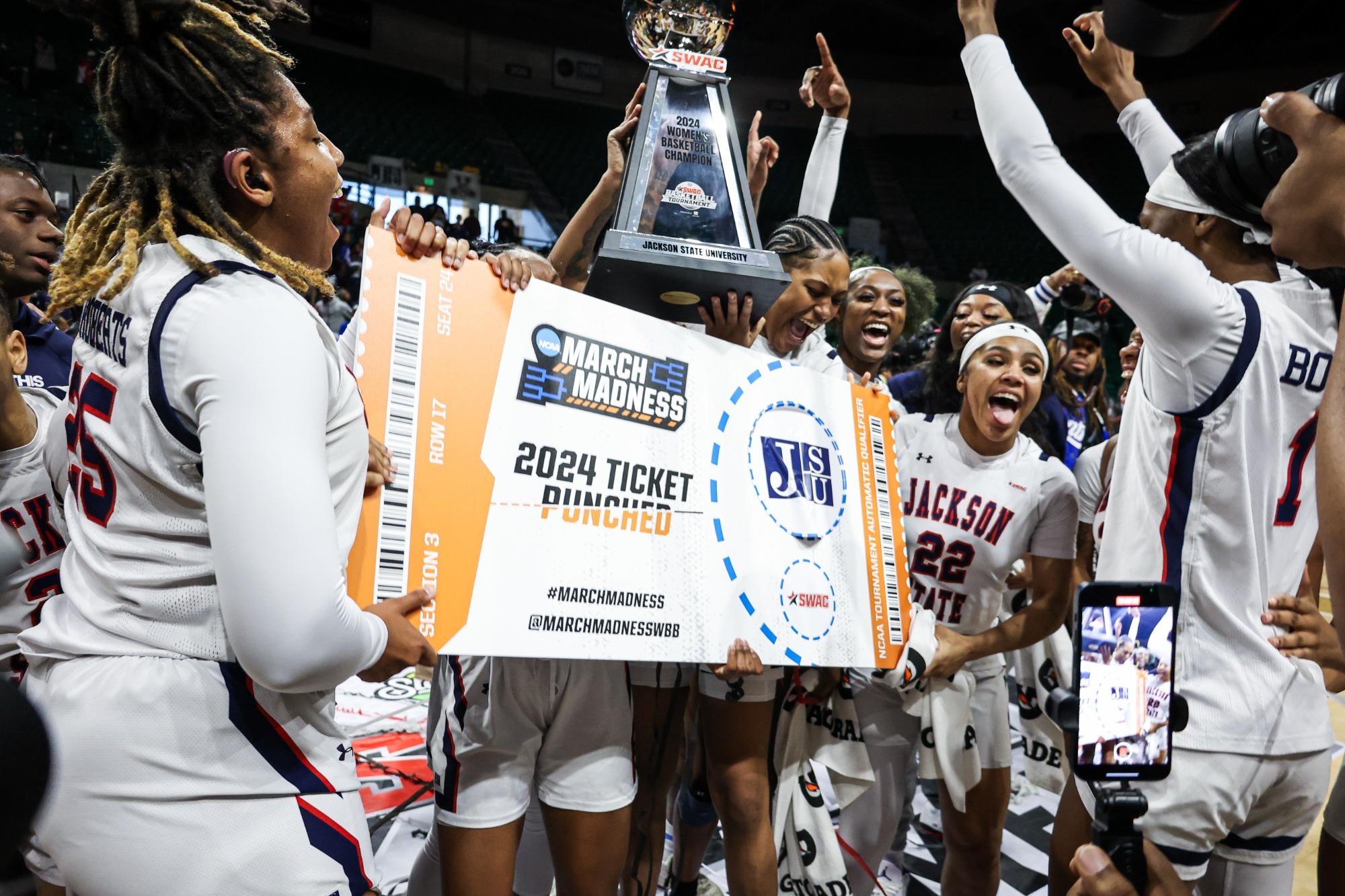 No. 14 Jackson State to Face No. 3 UConn in First Round of the NCAA