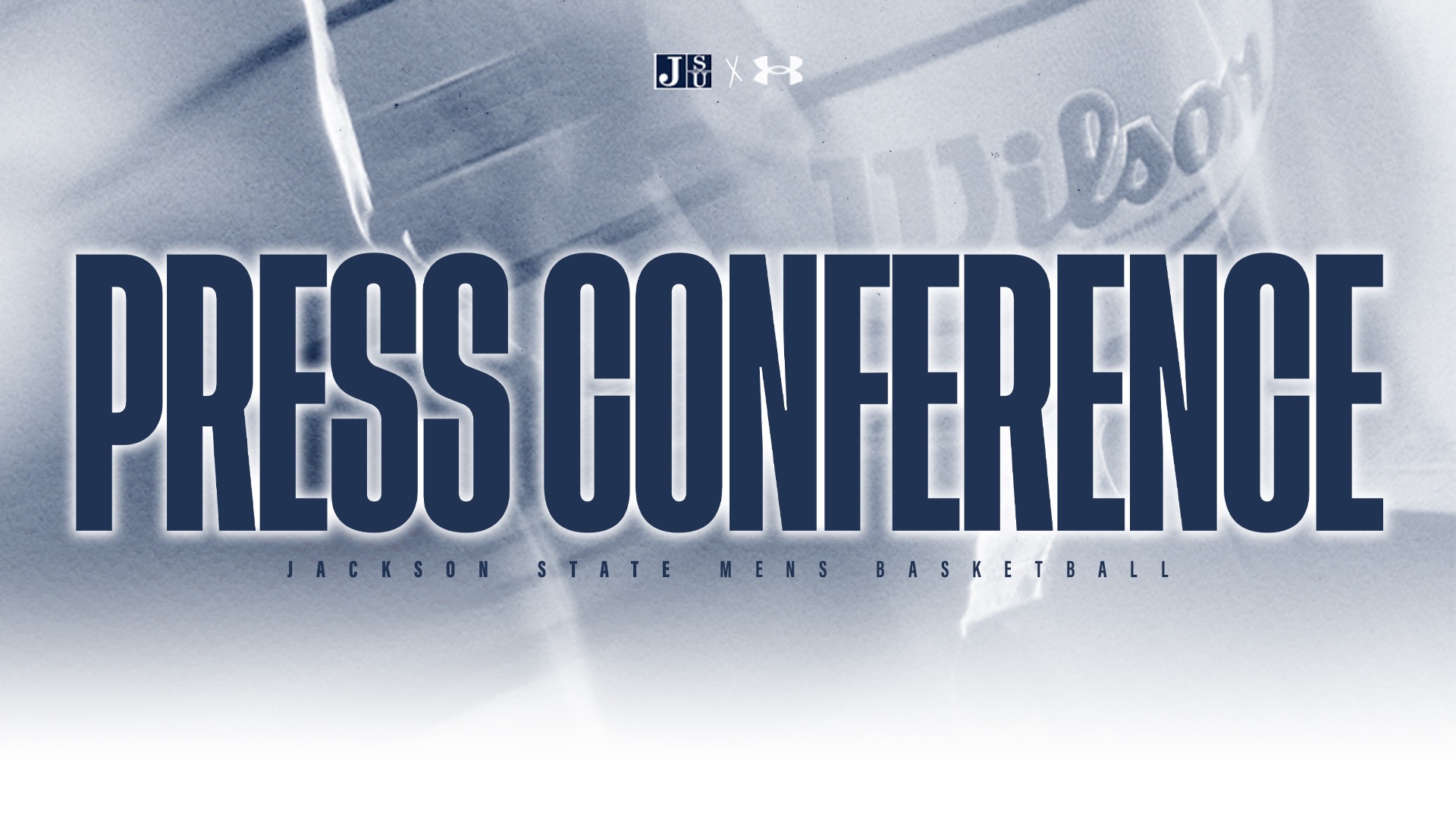 JSU Men's Basketball Press Conference graphic of Trey Johnson