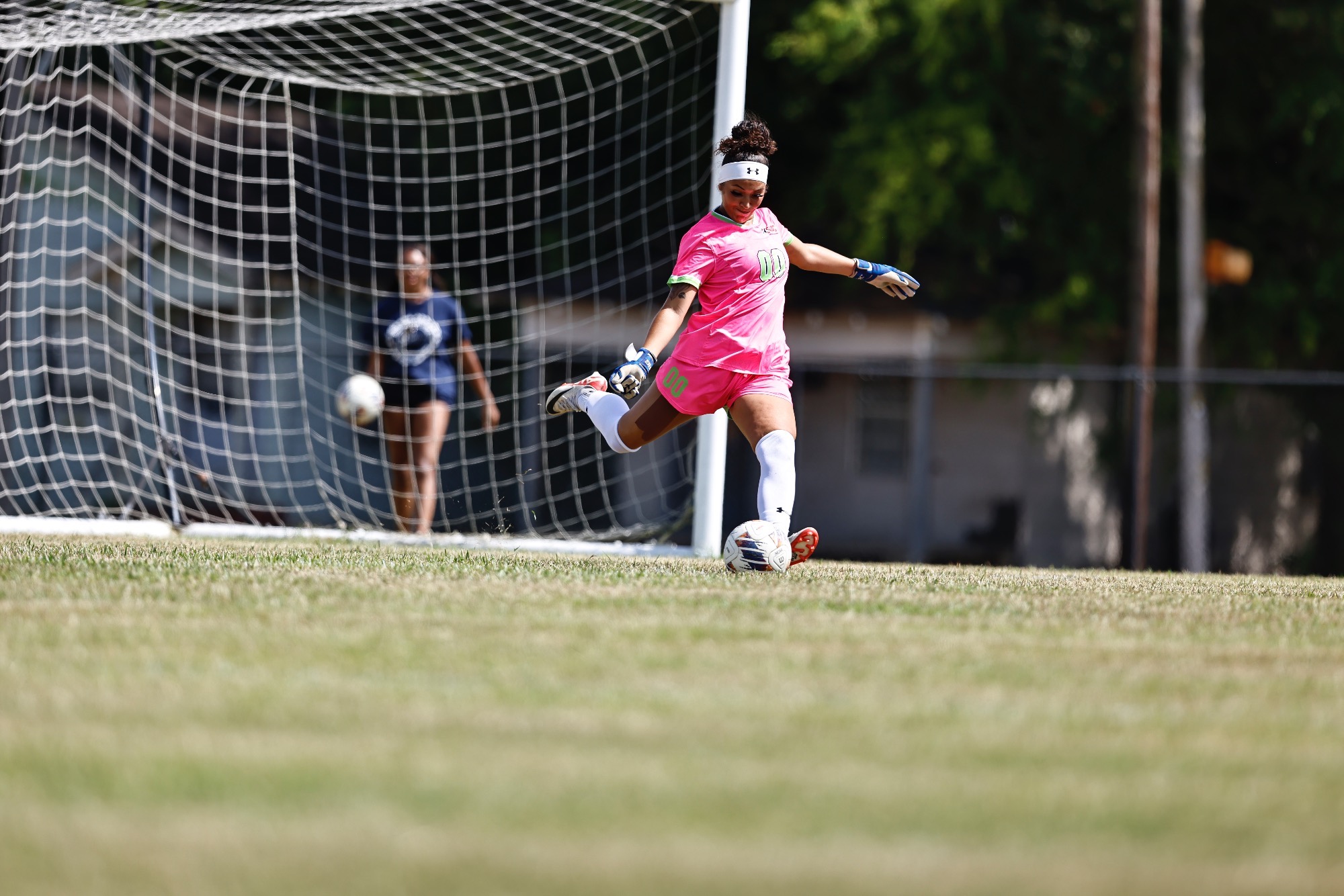 Kianah Farmer at goalie
