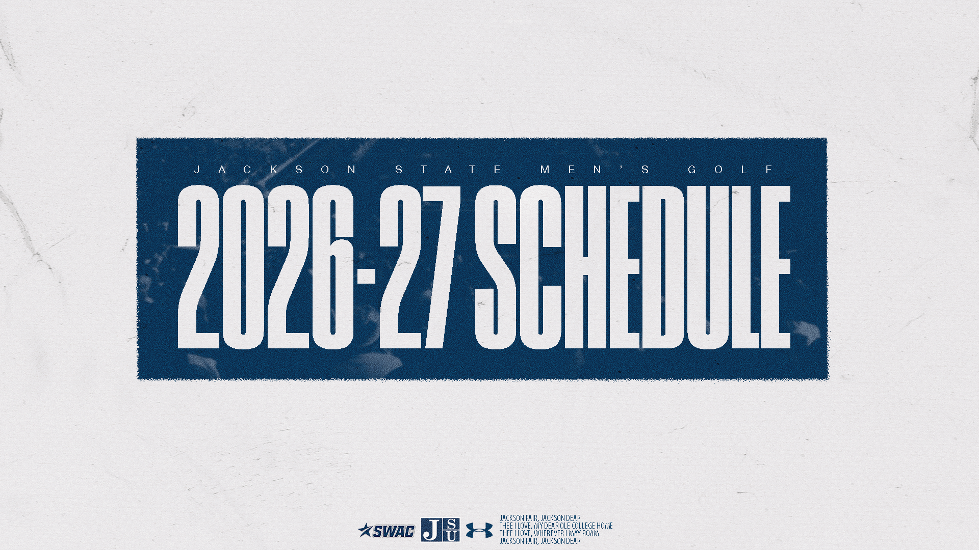 2026-27 GOLF SCHEDULE