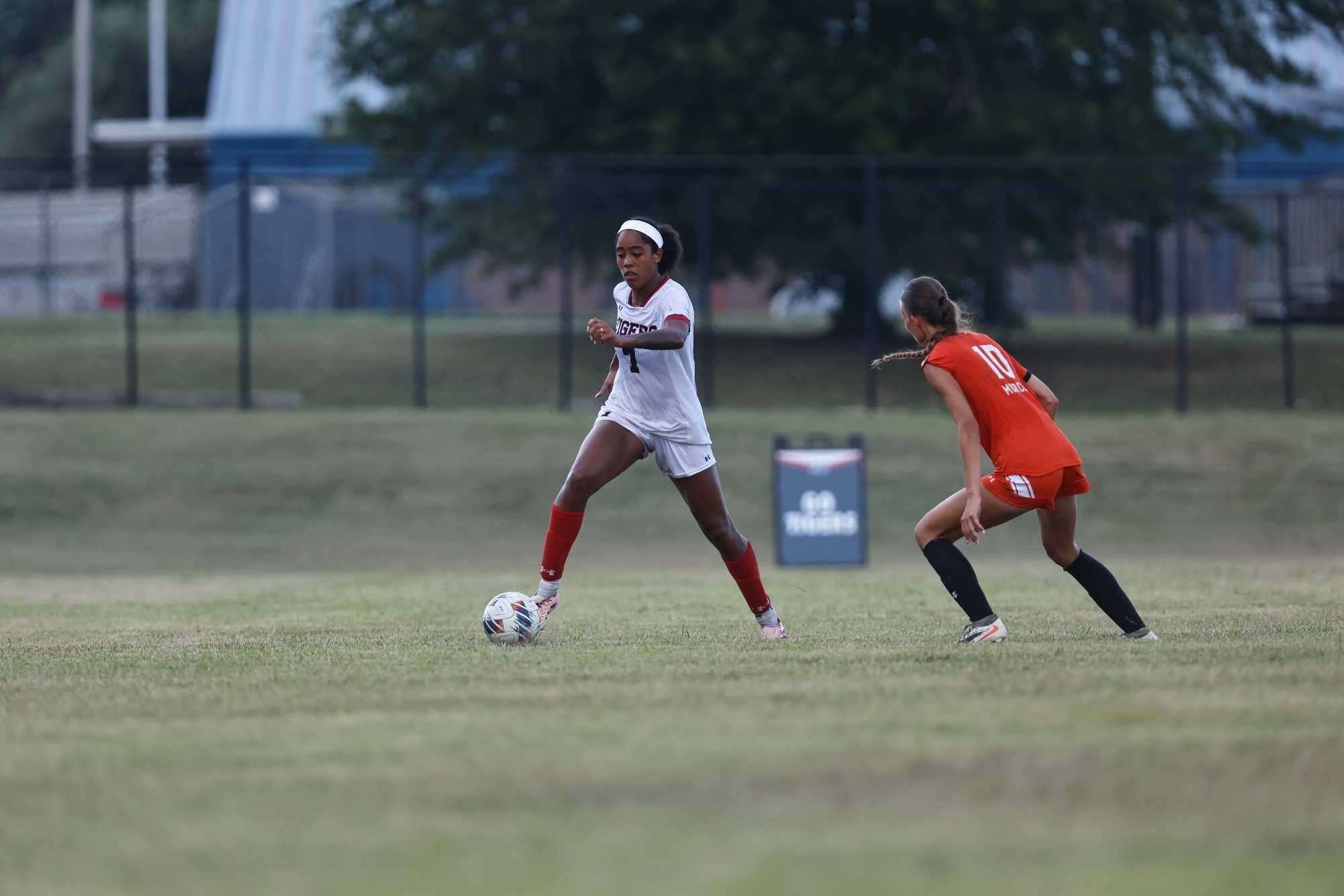 Ryanne Hawthorne-Harper at the JSU Soccer Field