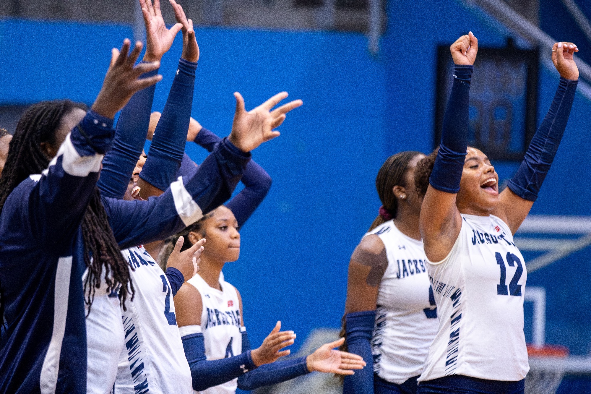 Volleyball team at the AAC