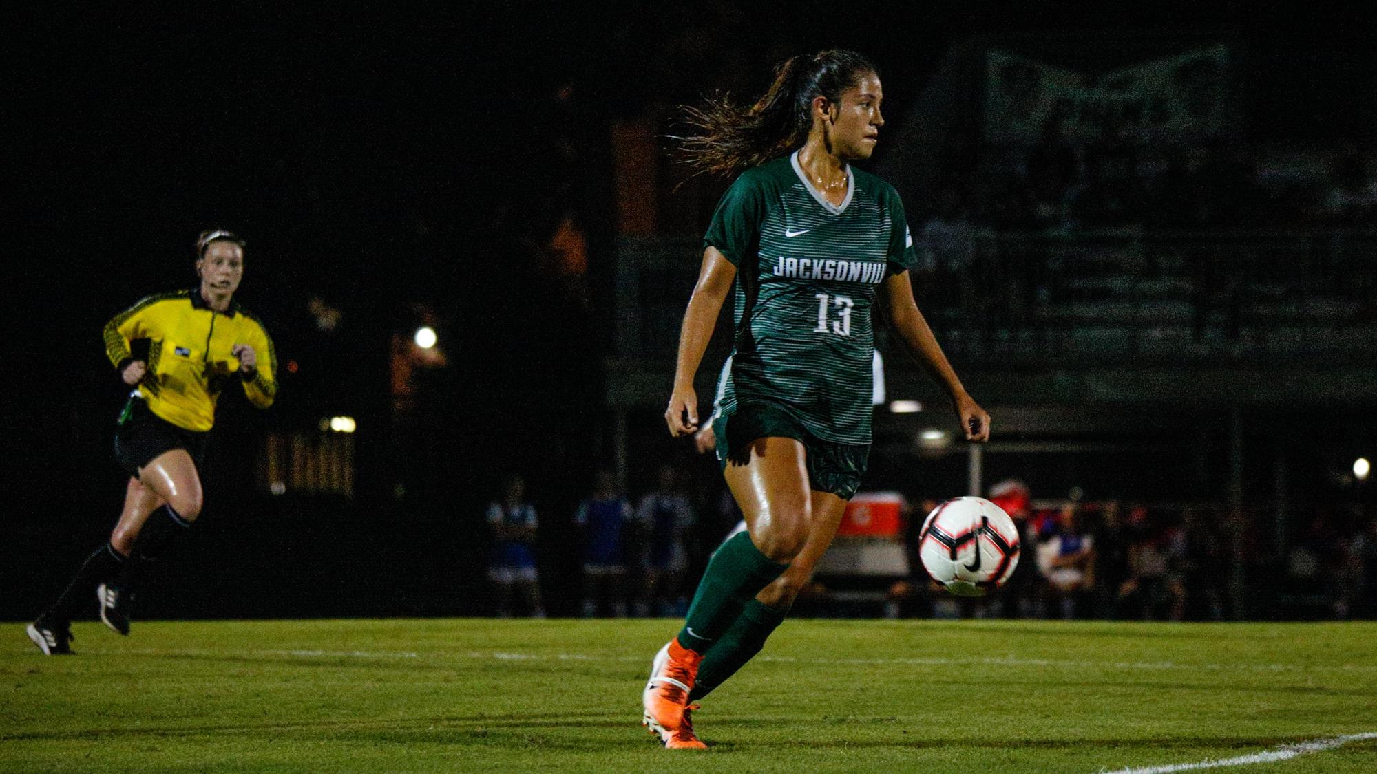 Shores Records Eleven Saves Against FGCU Jacksonville University