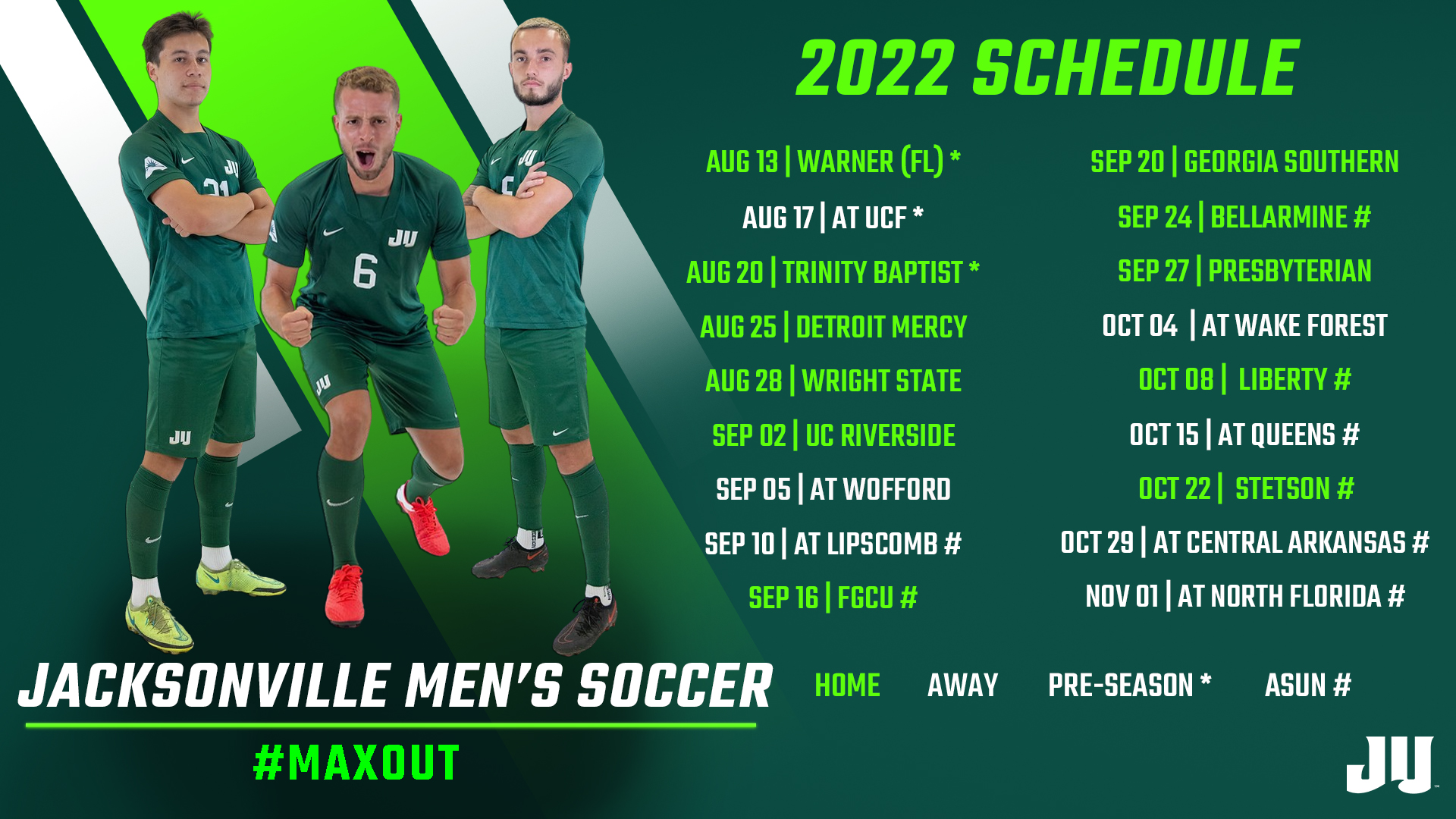 Men’s Soccer Releases 2022 Schedule Jacksonville University