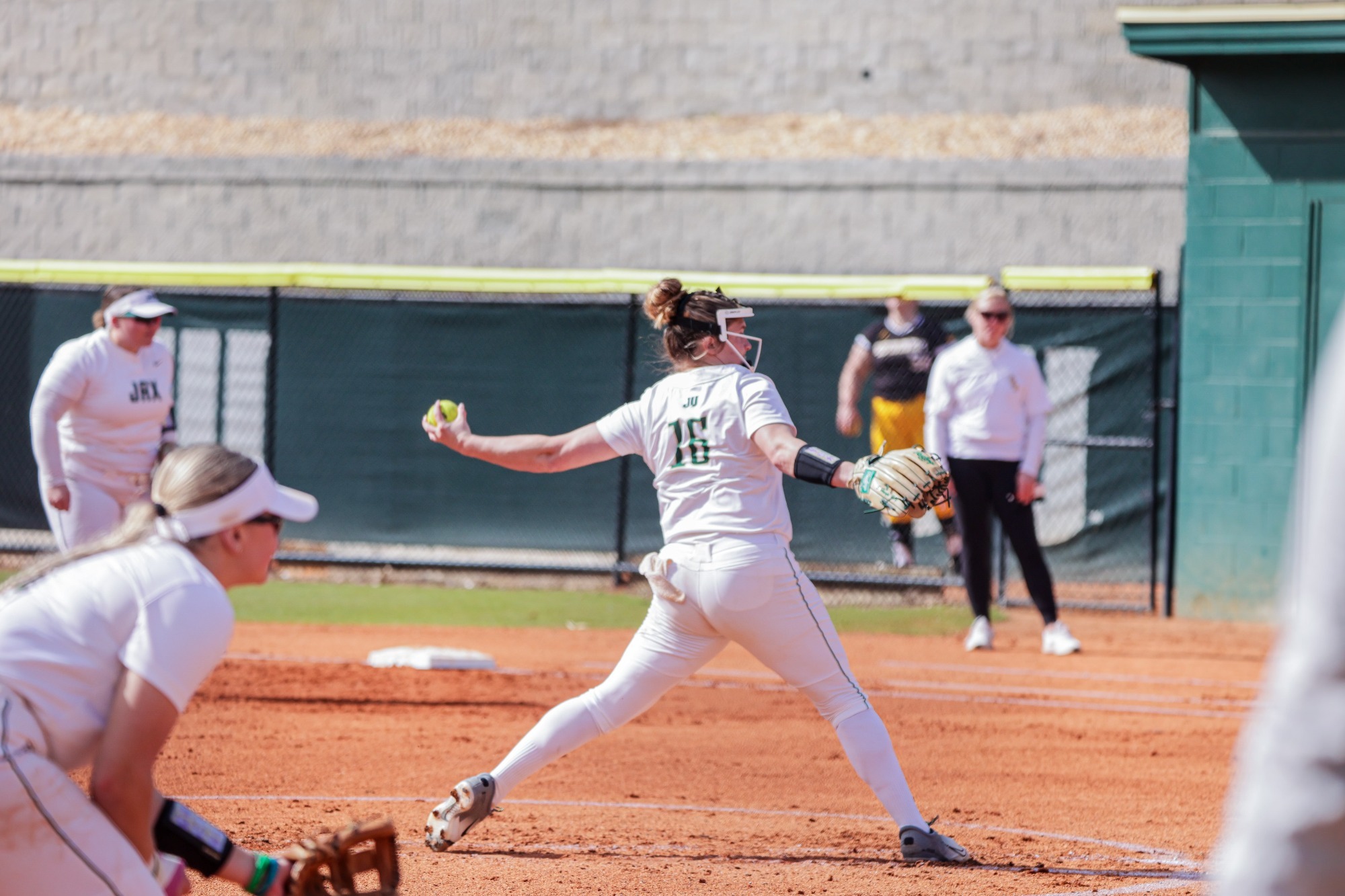 Strong Pitching Sets The Tone As Softball Splits On Day Two Of The