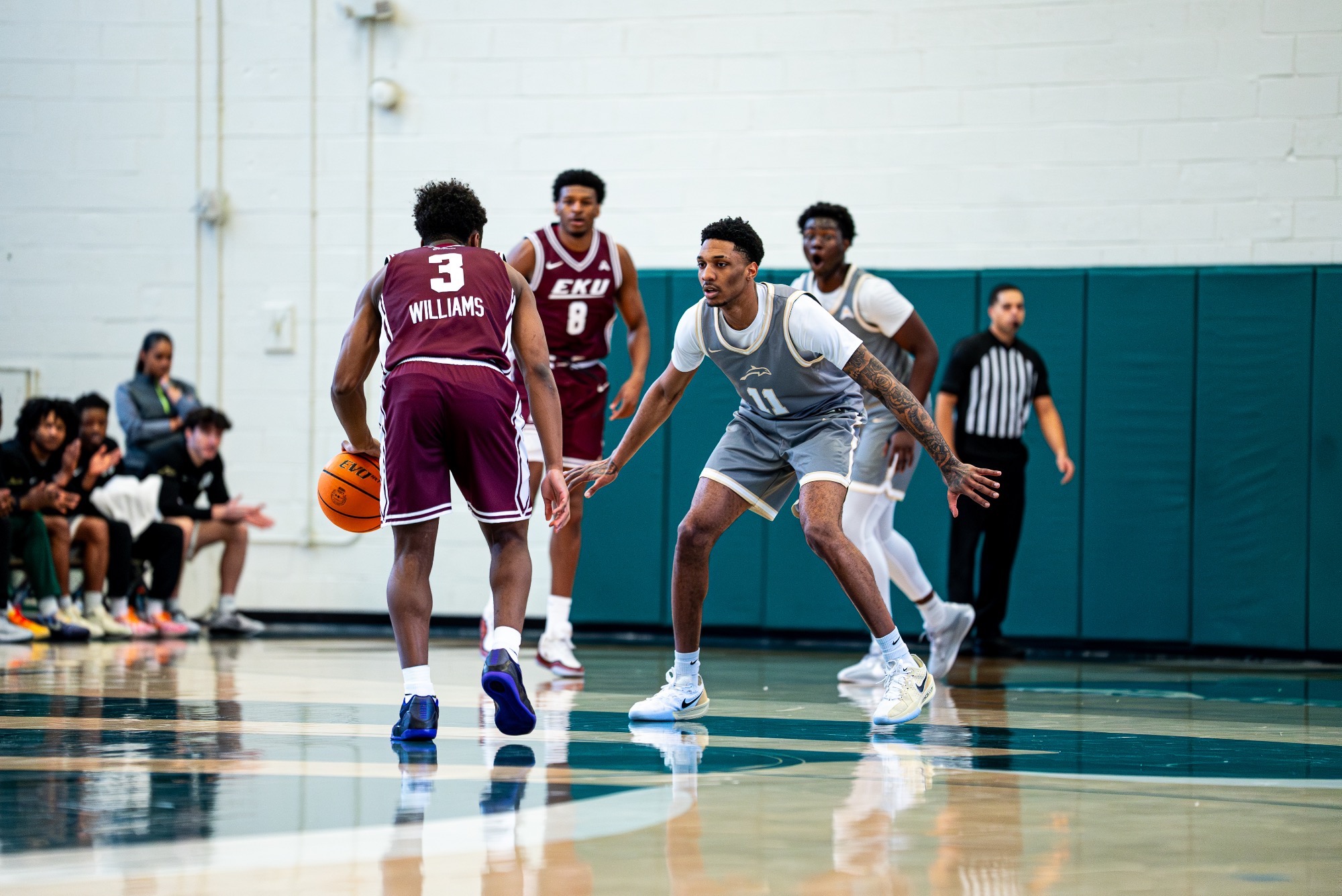 Chris Lockett Jr defends against EKU 01/24/26