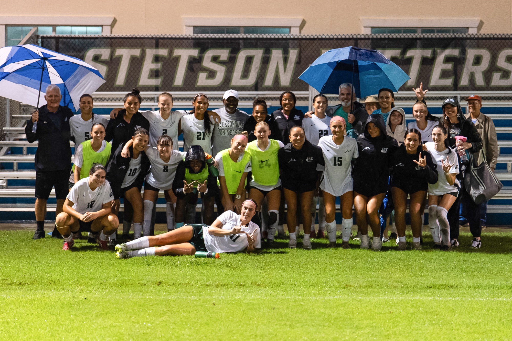 Women's soccer after Stetson win 10/08/26