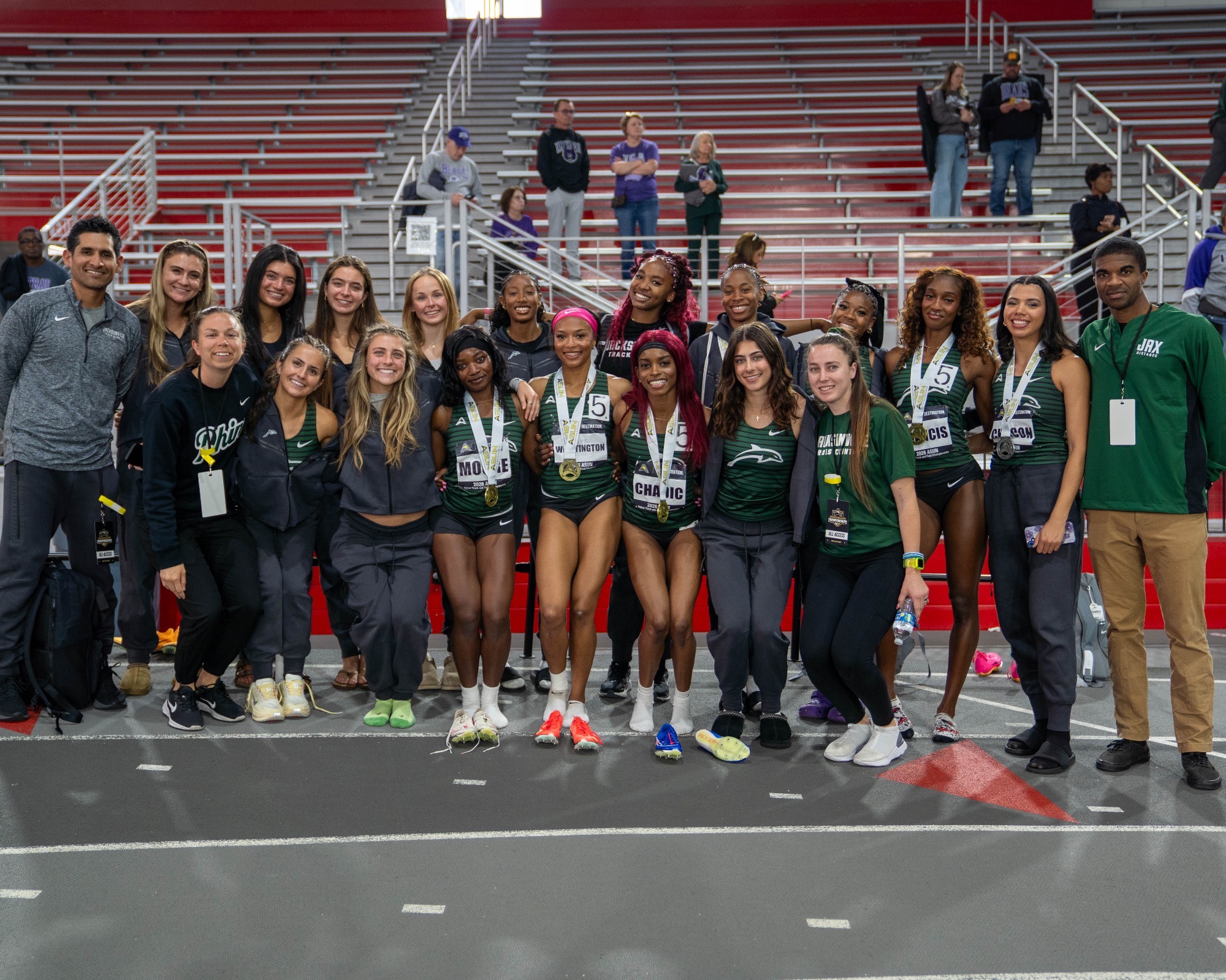 Jacksonville track and field at Indoor Championship 2026