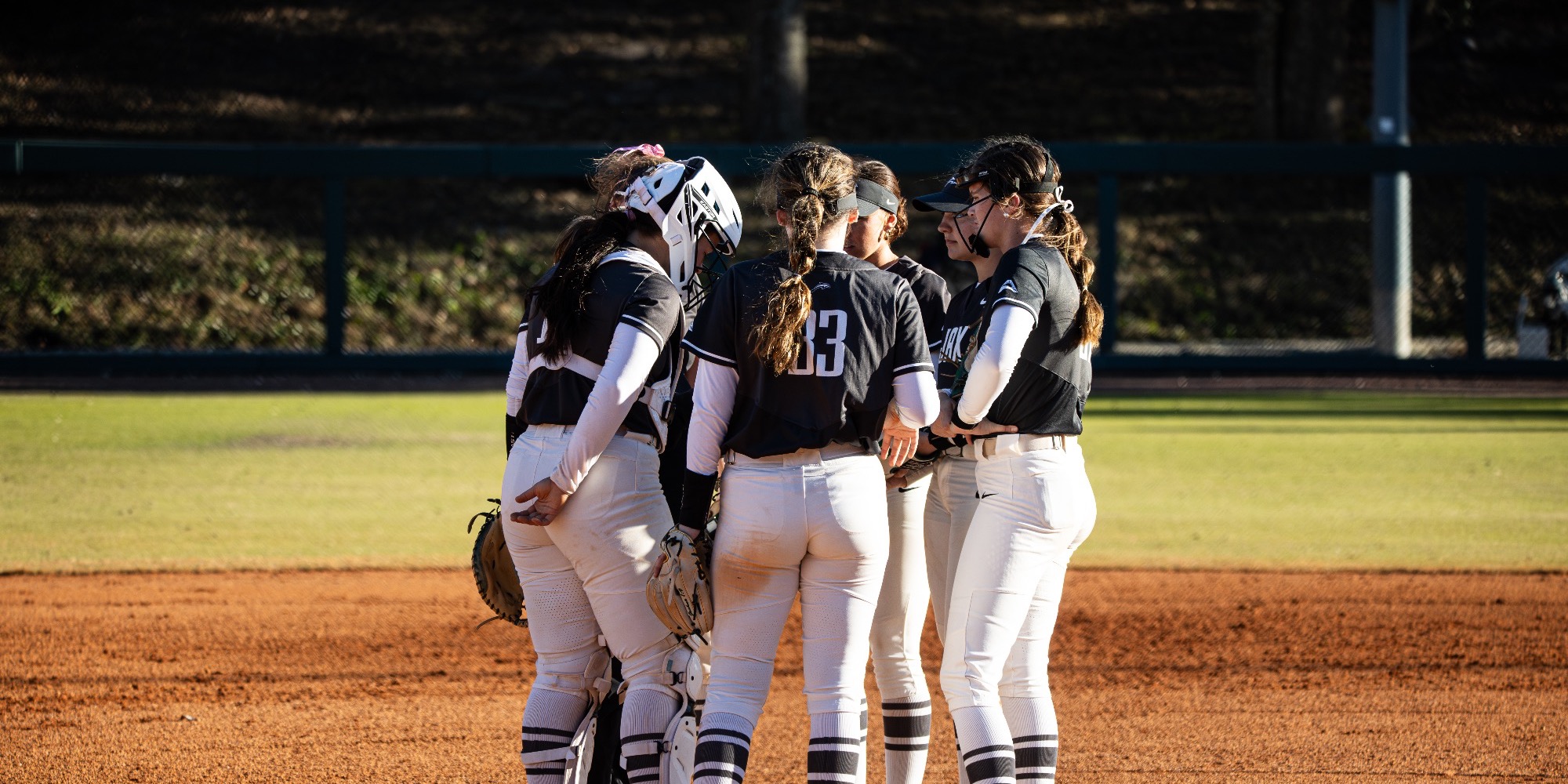 Softball team huddle 03/14/26