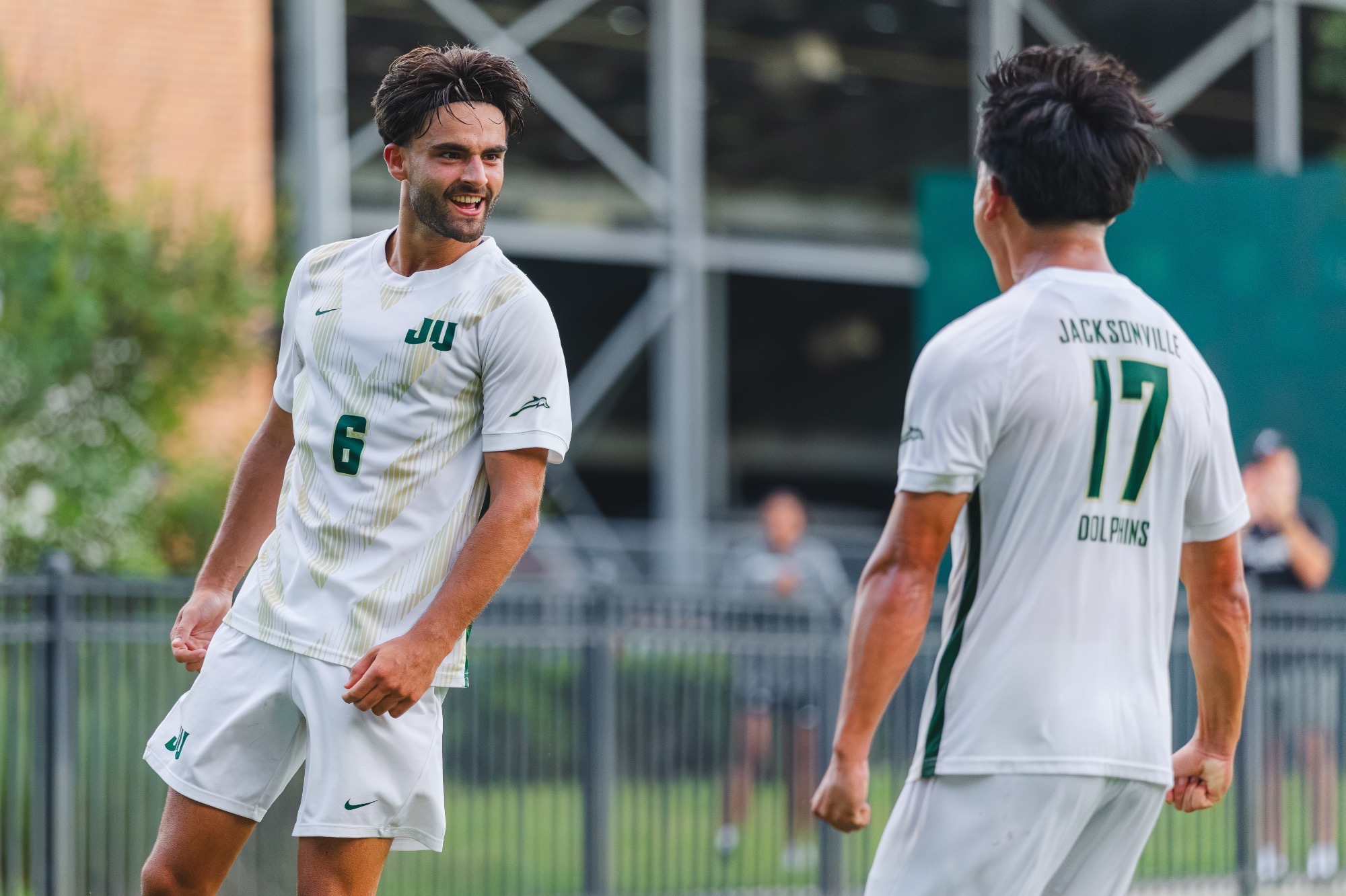 Romain Spallier and Kai Tamashiro celebrate against UNF 09/05/26