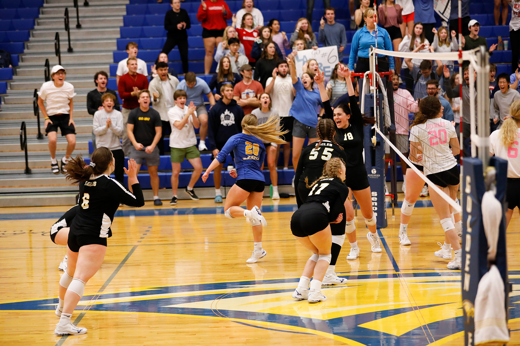 Golden Eagles Win Epic FiveSet Affair, Return to Tournament Semifinals