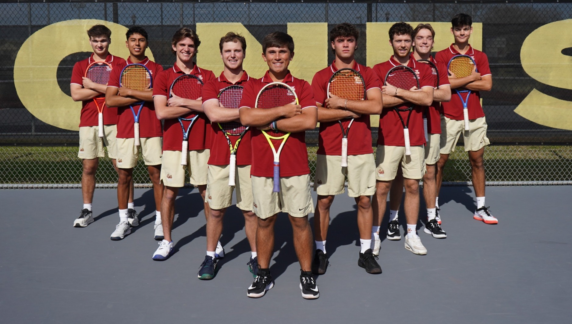 2026 Men's Tennis Team alternate shot