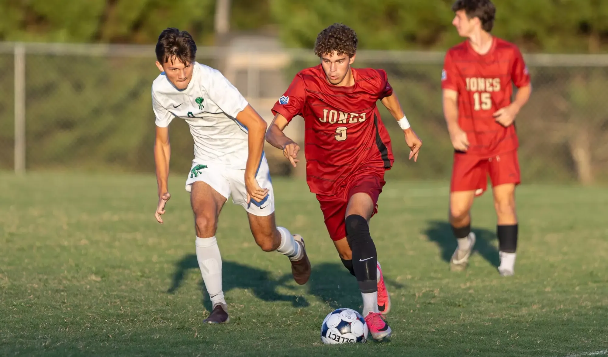 men's soccer action