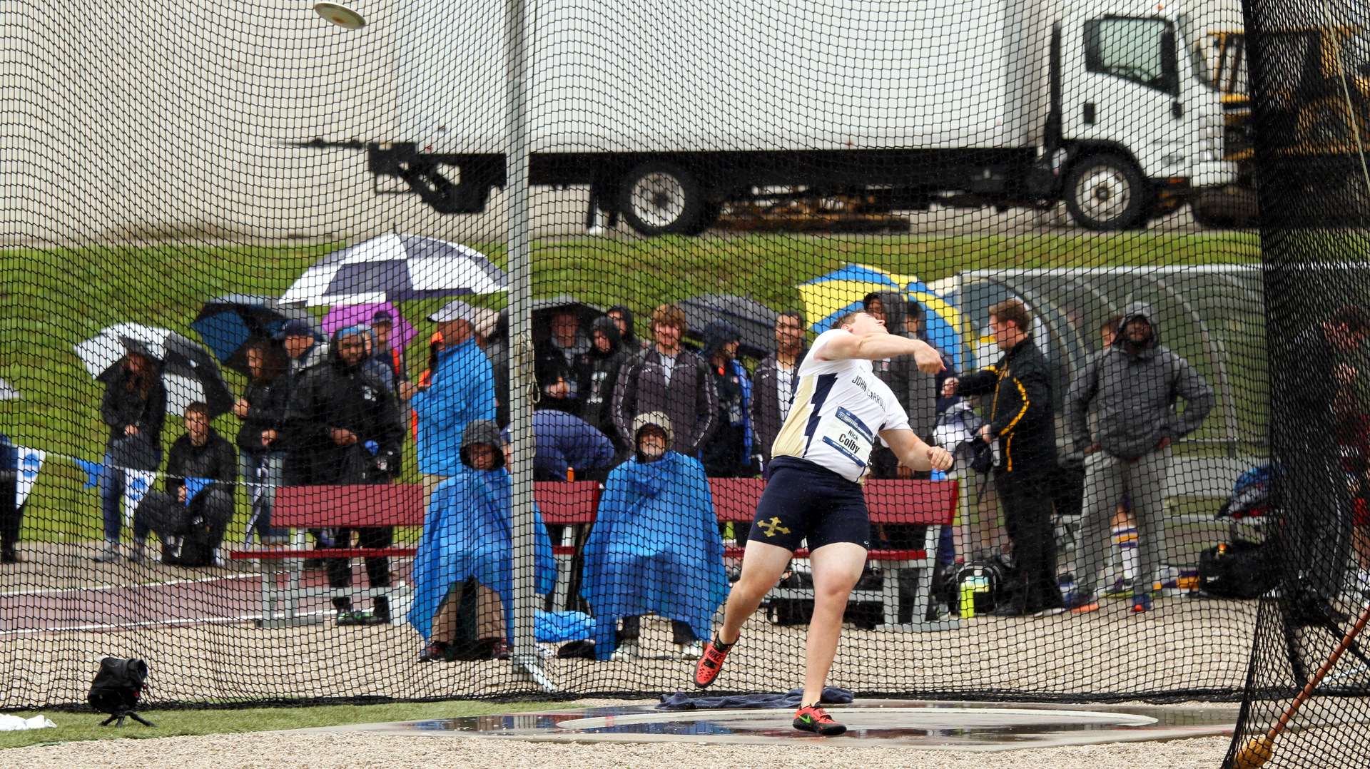 Nick Colby won the OAC dioscus title for 2018 in the OAC