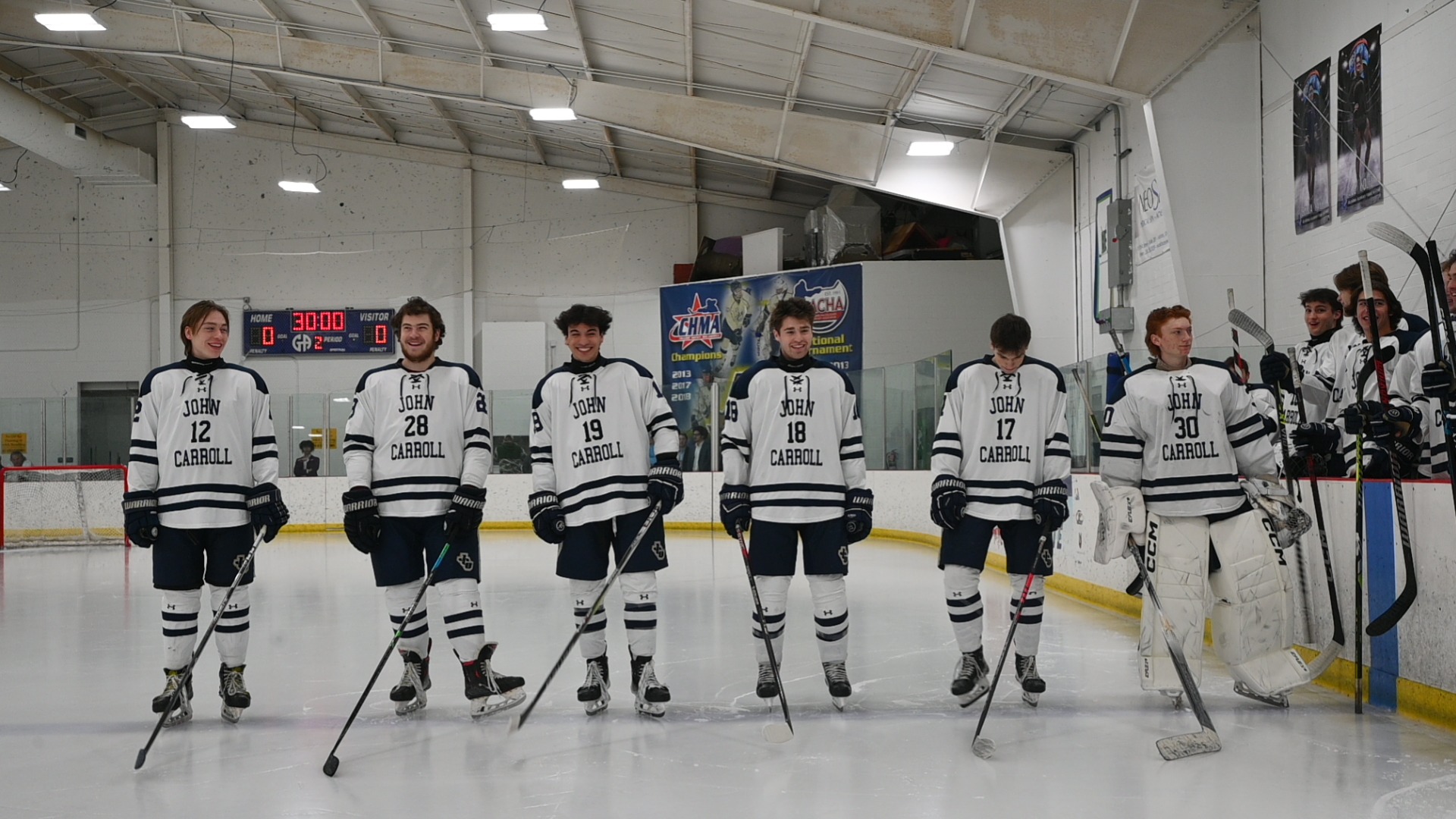 JCU Club Hockey before playing Pitt on 12-9-23