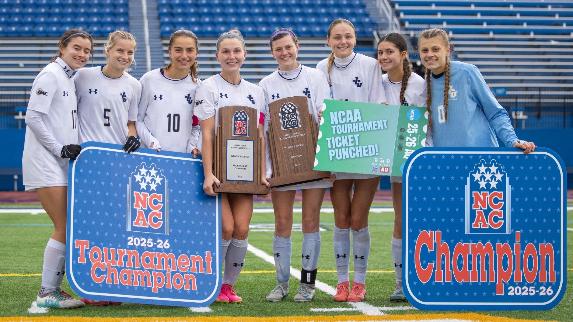 2025 Women's Soccer Seniors NCAC Champs