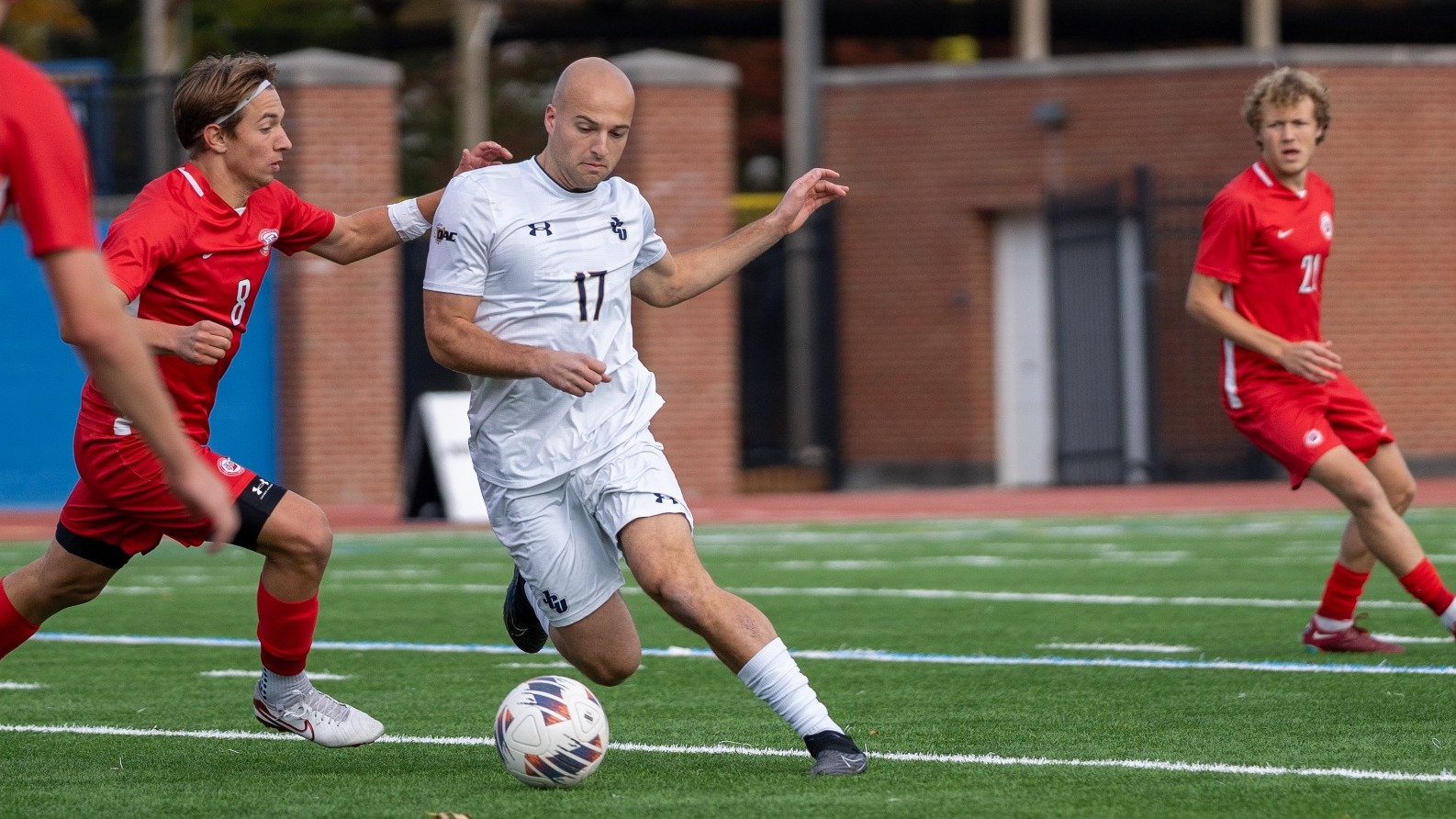 Andrew Massucci action shot vs. Denison