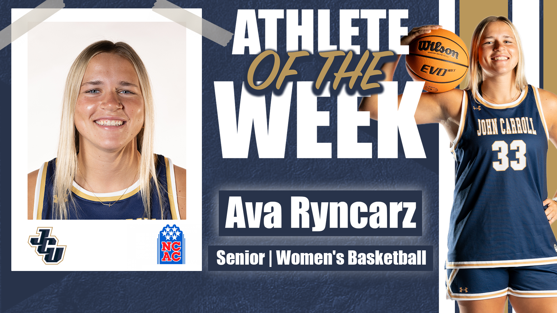 Ava Ryncarz NCAC AOTW