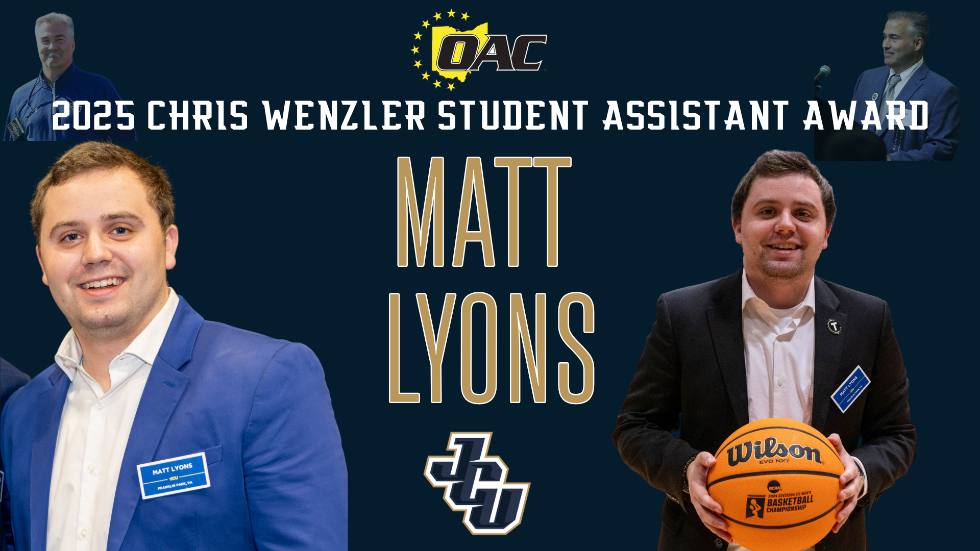Matt Lyons Chris Wenzler Award graphic