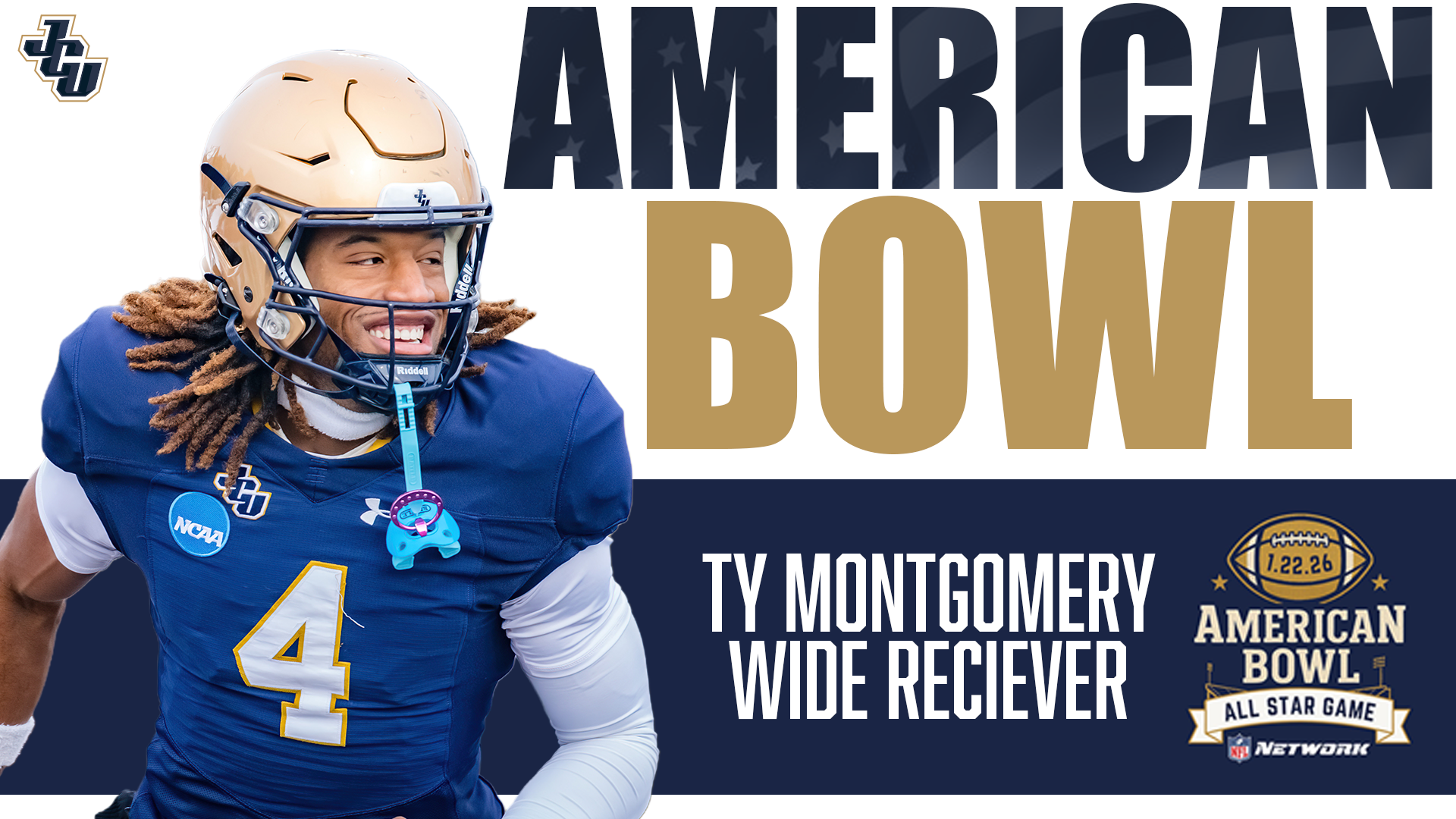 American Bowl graphic for Ty Montgomery