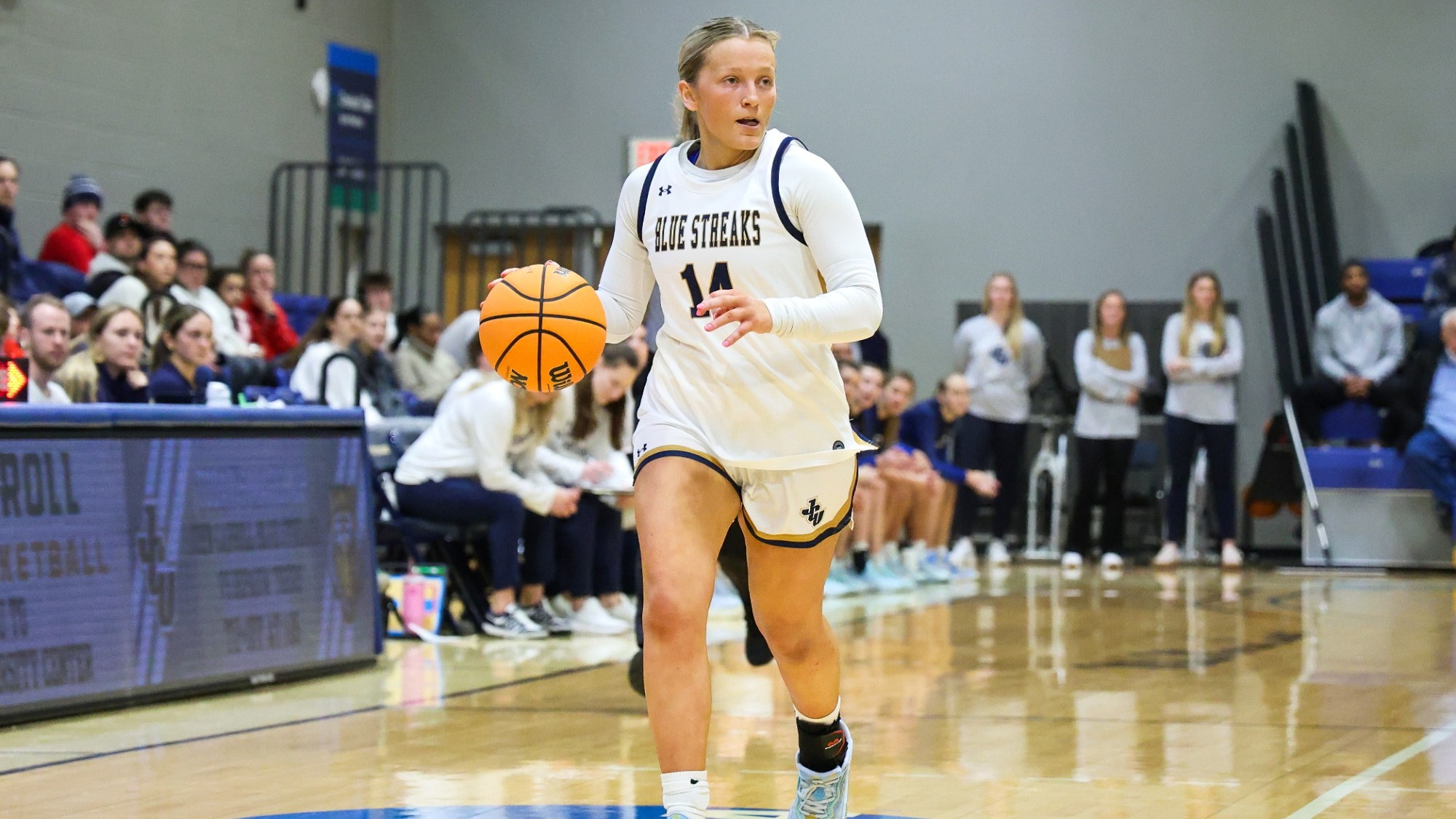 Graci Semptimphelter action shot vs. DePauw