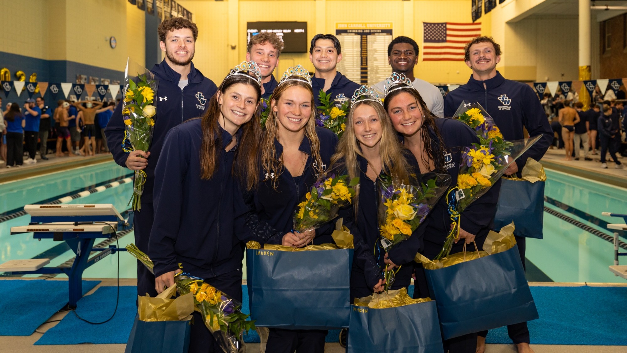 Swim Senior Day vs CWRU