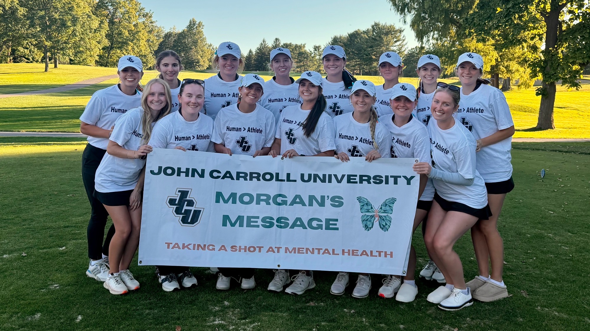 Women's Golf Morgan's Message team