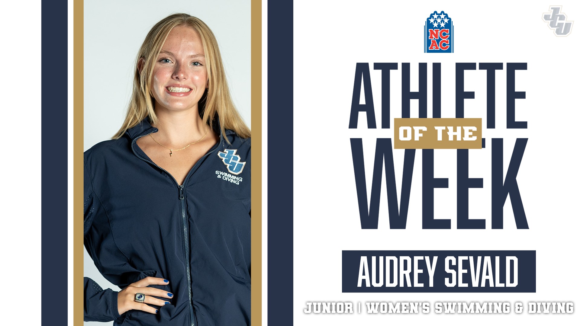 Audrey Sevald NCAC AOTW