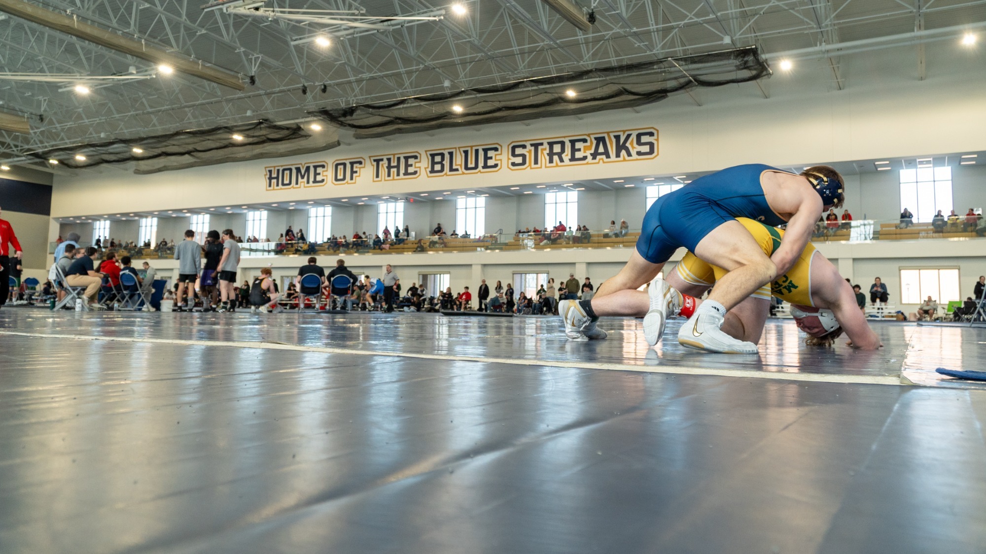 Men's Wrestling AWE Wide Angle shot