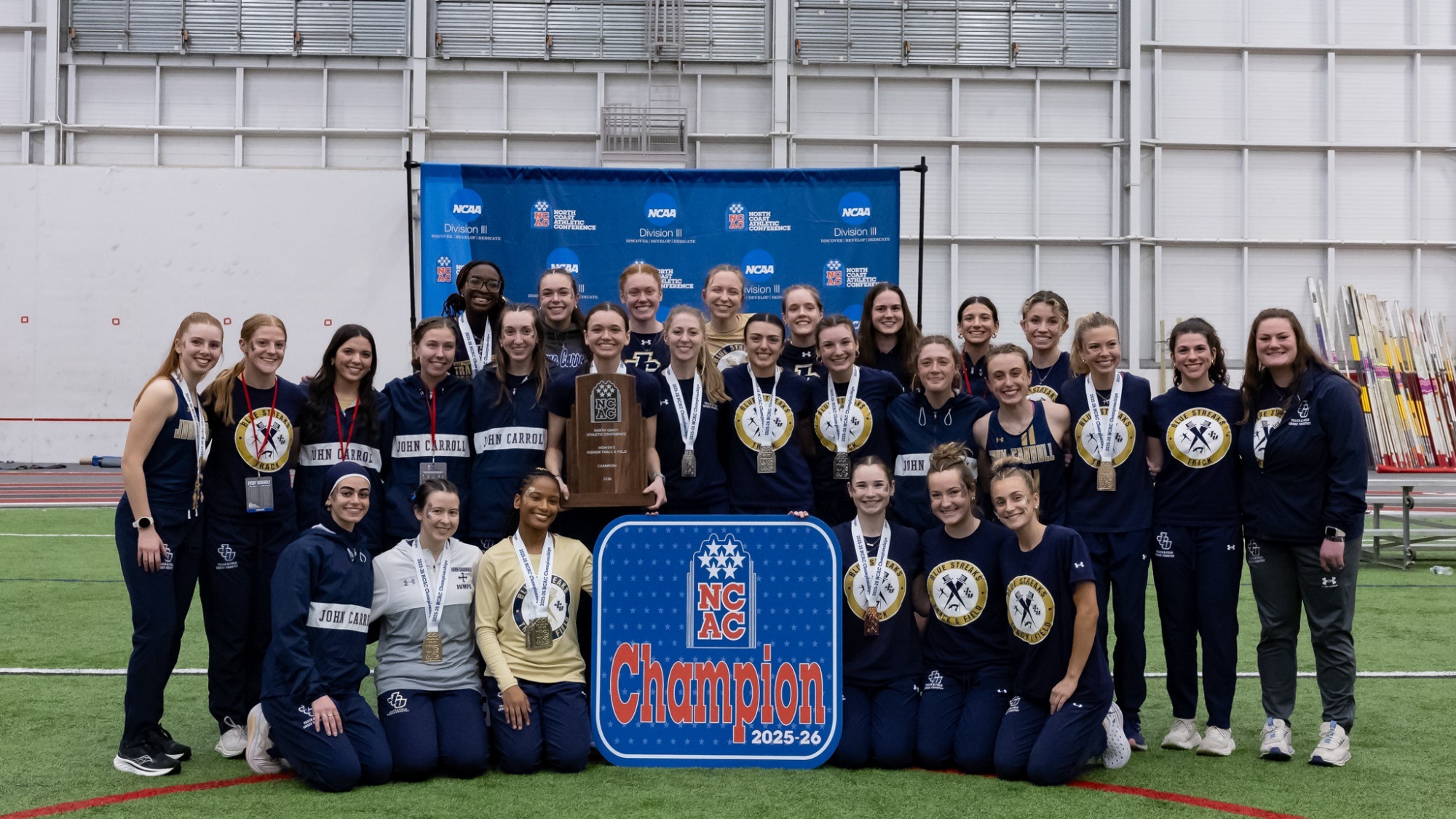 JCU WT&F NCAC Indoor Champions