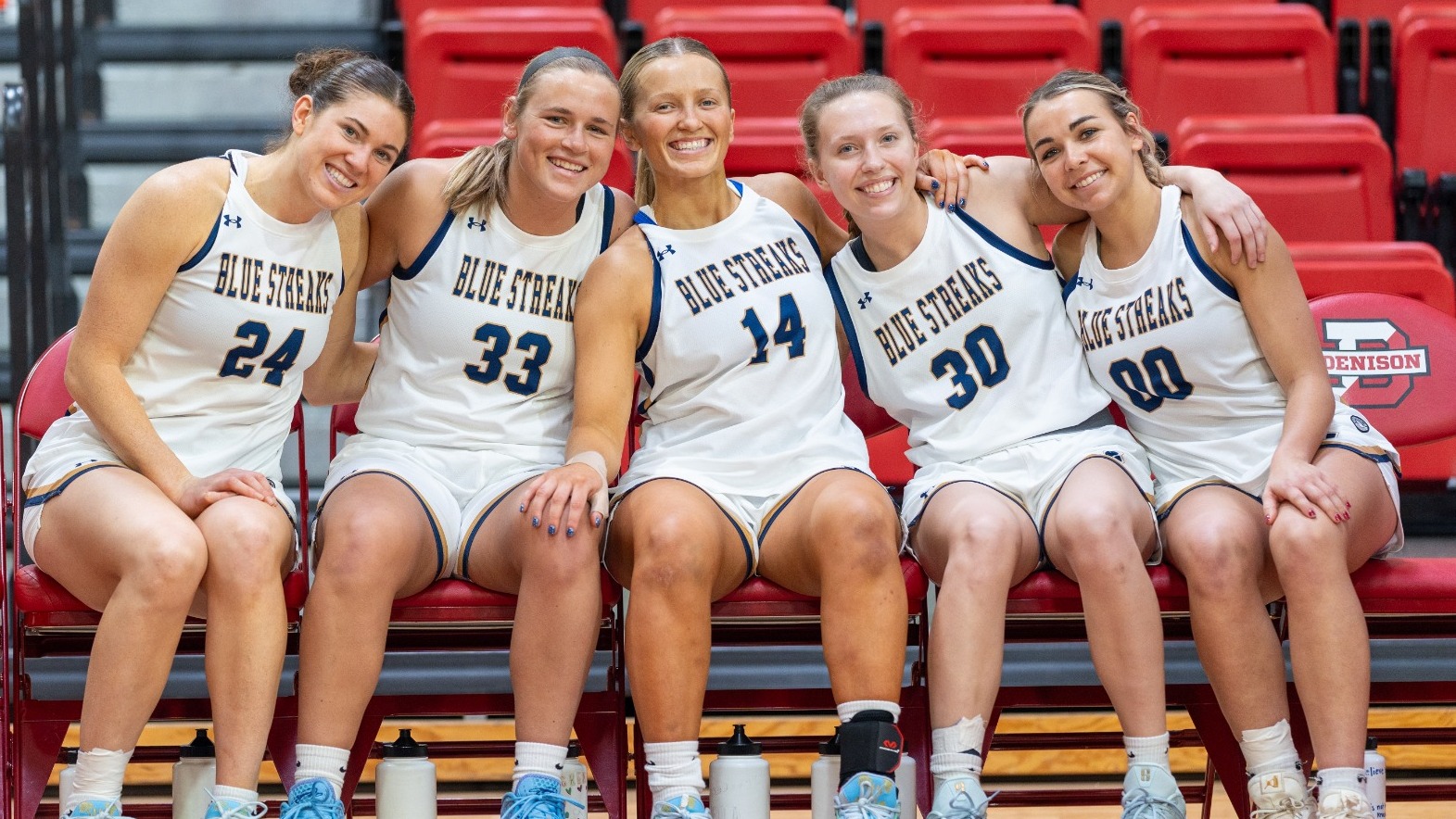 Women's Basketball vs. Denison starters